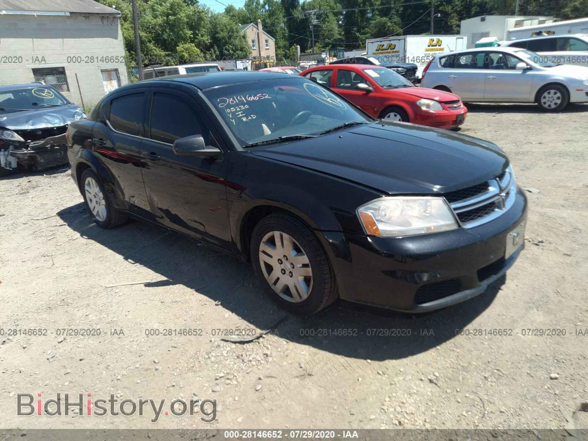 Фотография 1C3CDZAB9DN669032 - DODGE AVENGER 2013