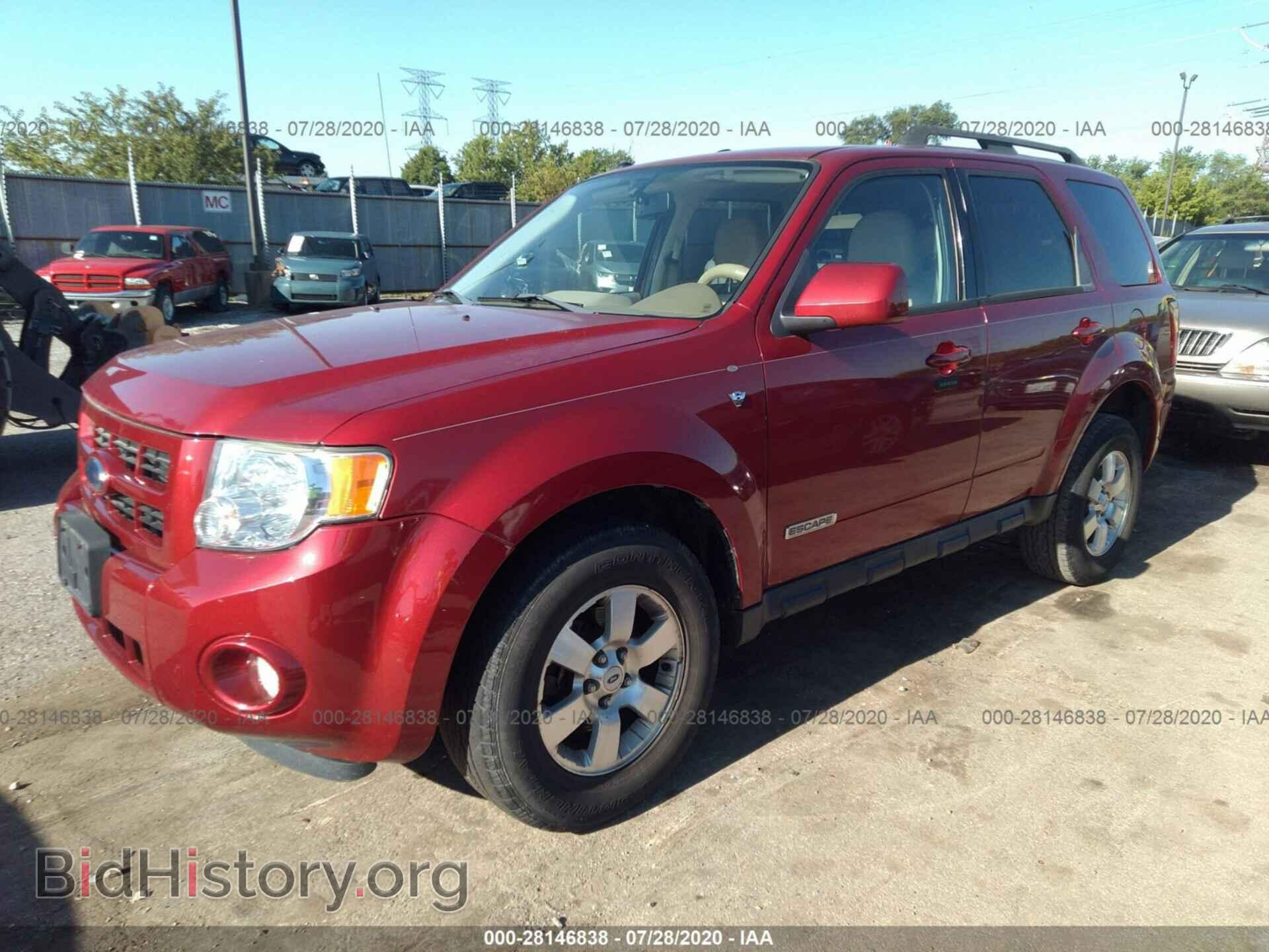 2008 FORD ESCAPE - VIN: 1FMCU04158KE64708 - Фото 2
