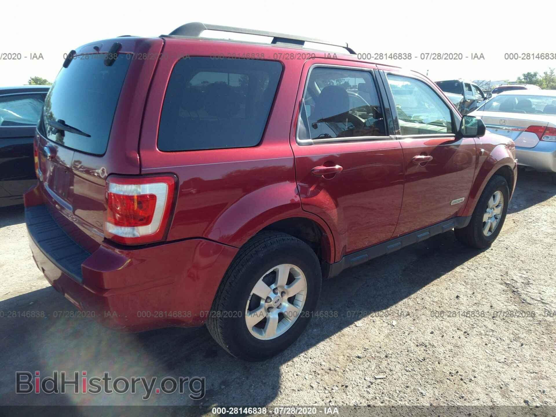 2008 FORD ESCAPE - VIN: 1FMCU04158KE64708 - Фото 4