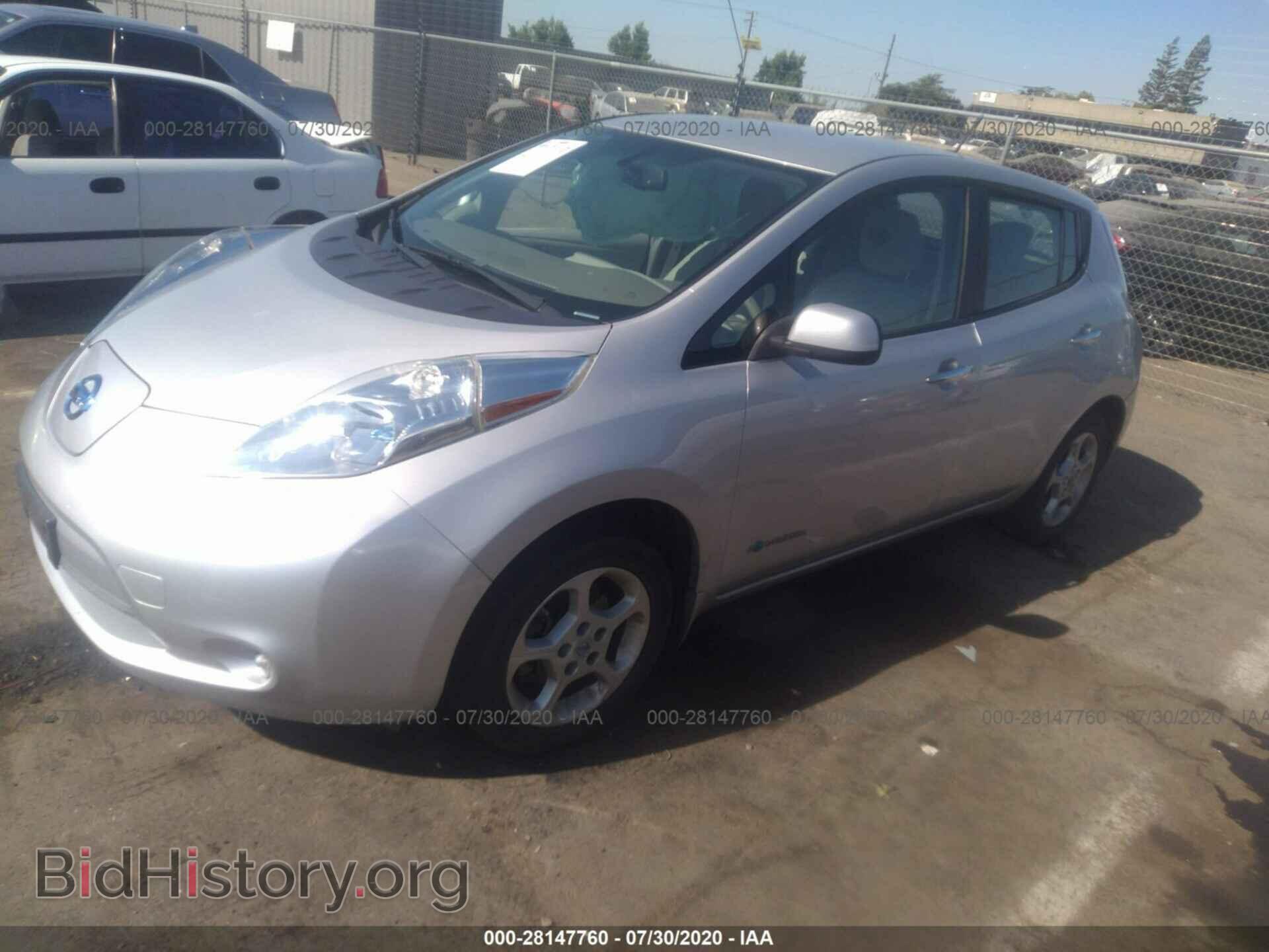 2013 NISSAN LEAF - VIN: 1N4AZ0CP2DC408836 - Фото 2