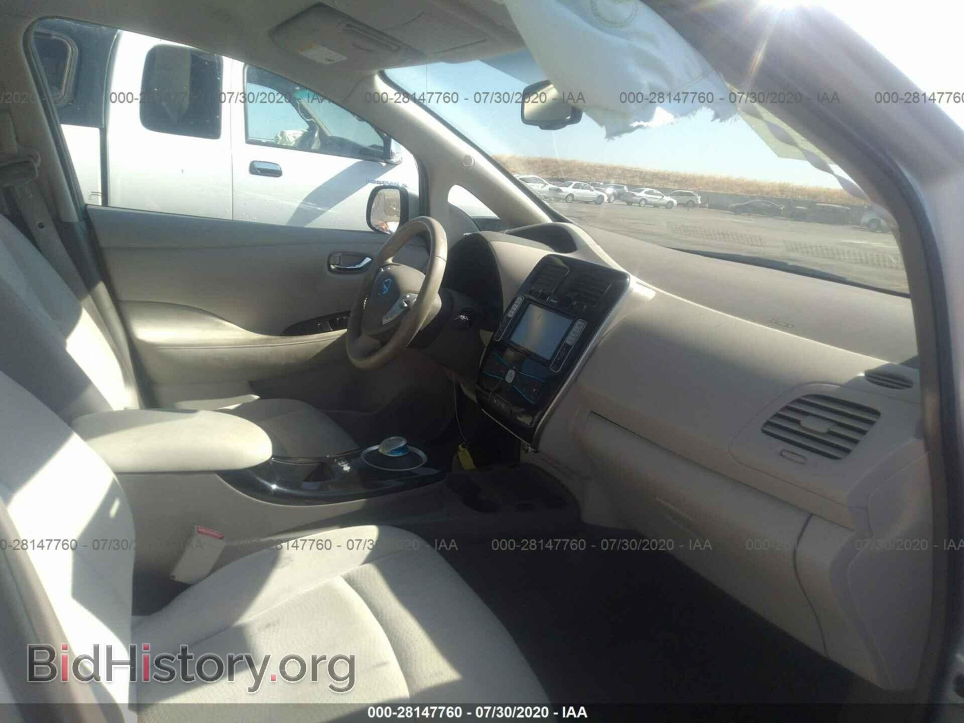 2013 NISSAN LEAF - VIN: 1N4AZ0CP2DC408836 - Фото 5