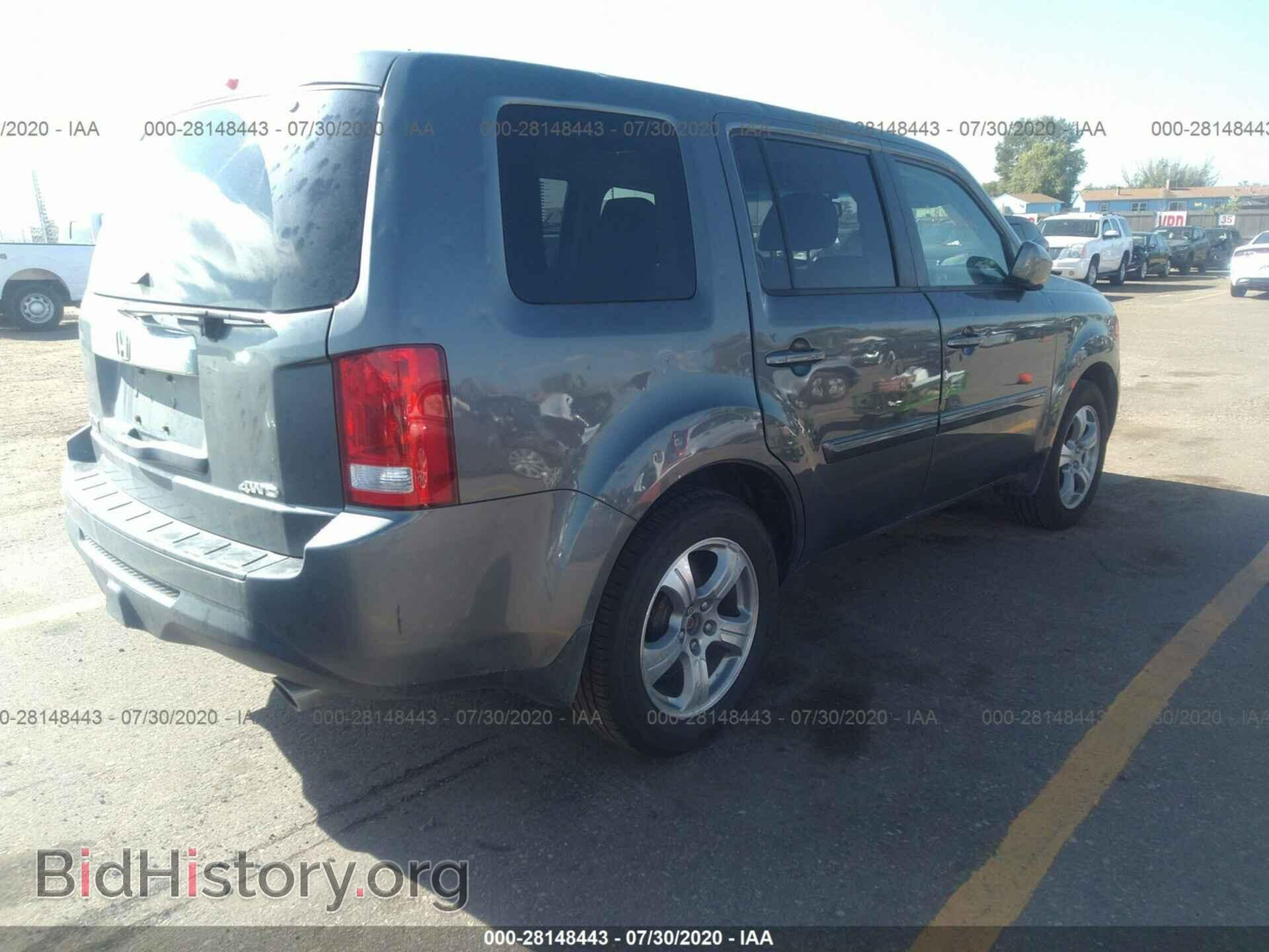 2012 HONDA PILOT - VIN: 5FNYF4H7XCB074400 - Фото 4