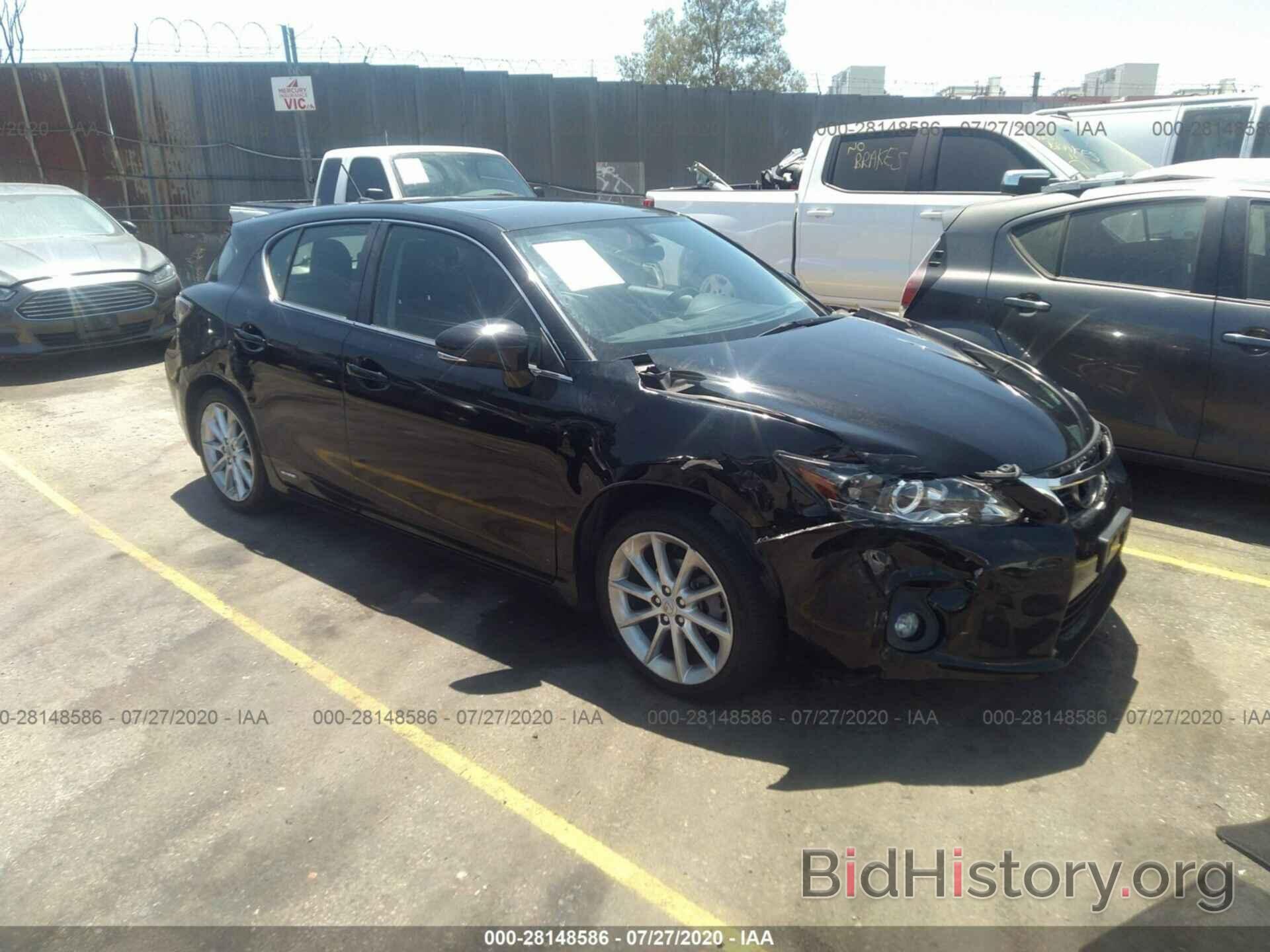 Photo JTHKD5BH9C2065126 - LEXUS CT 200H 2012