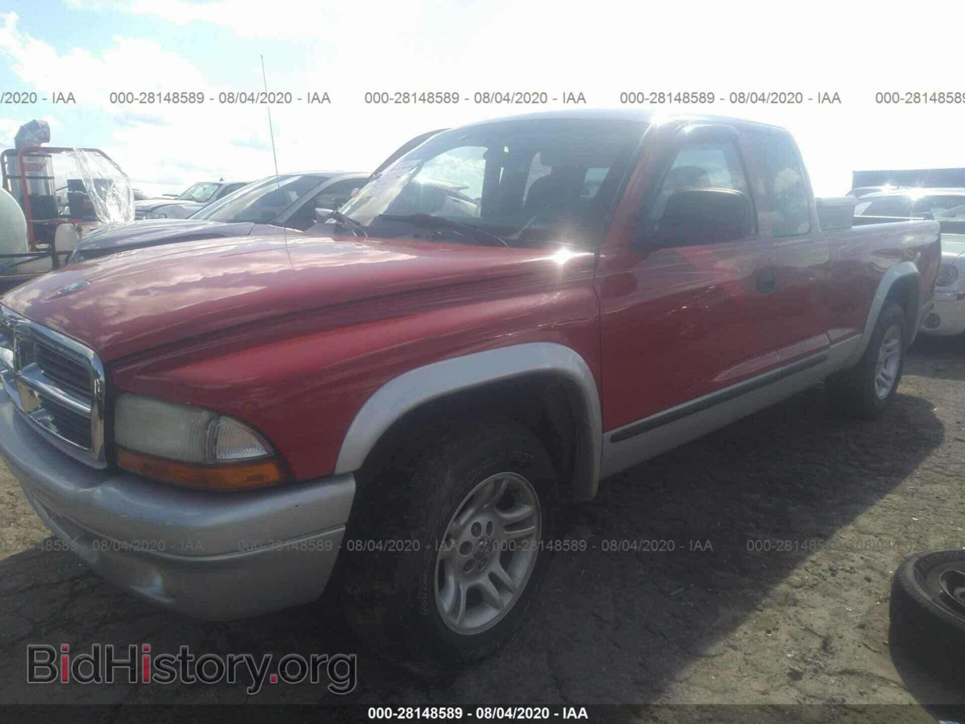 2004 DODGE DAKOTA - VIN: 1D7GL42K14S618231 - Фото 2