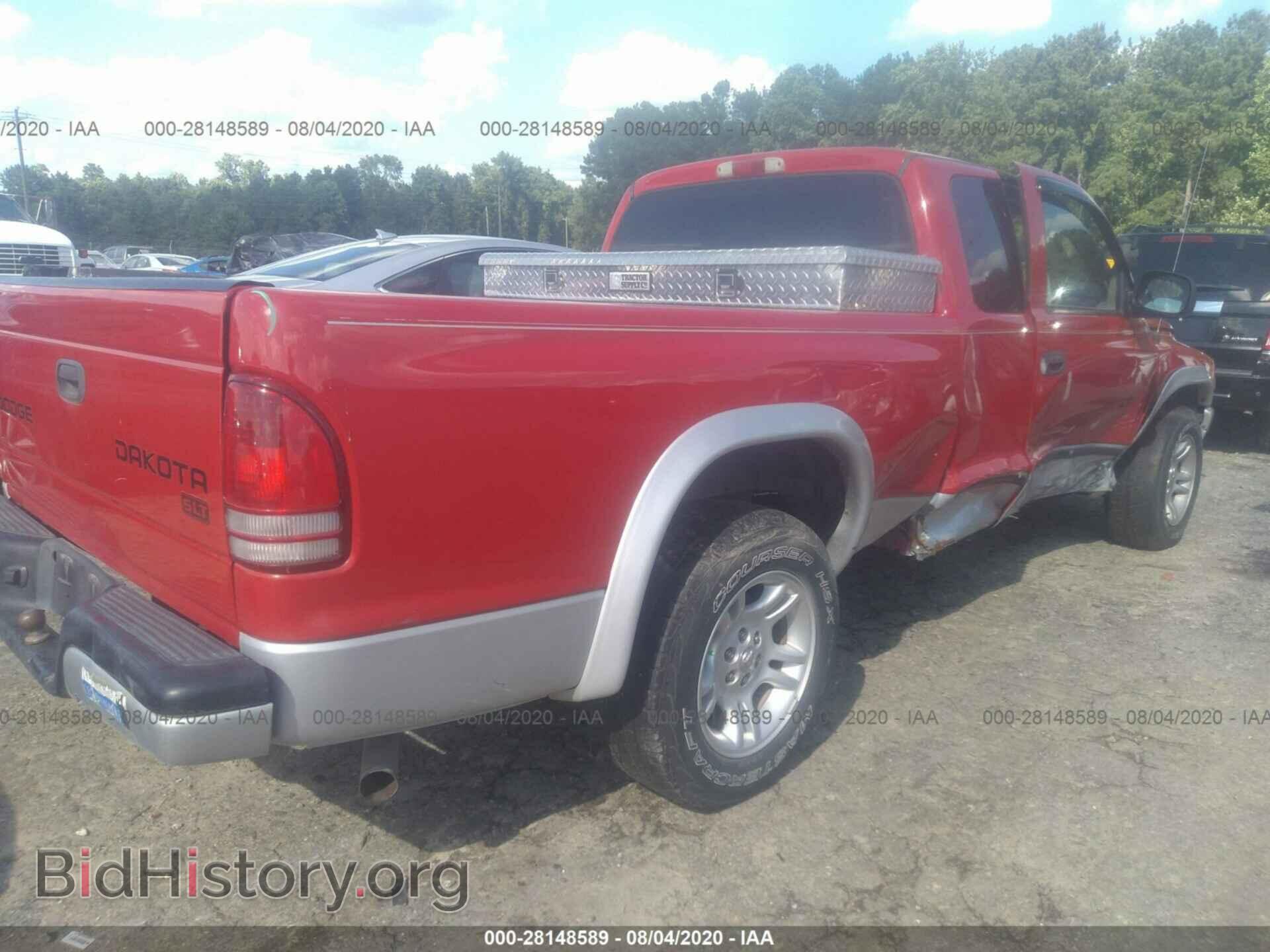 2004 DODGE DAKOTA - VIN: 1D7GL42K14S618231 - Фото 4
