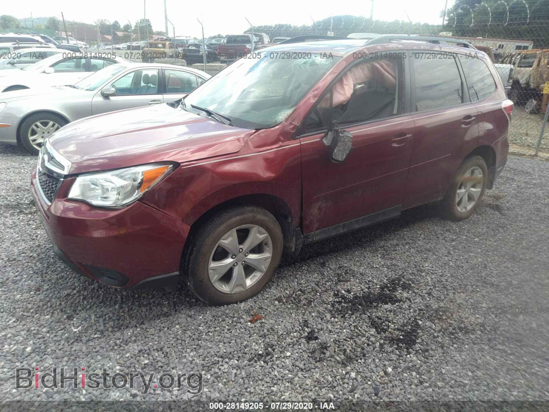 2014 SUBARU FORESTER - VIN: JF2SJAEC0EH509319 - Фото 2