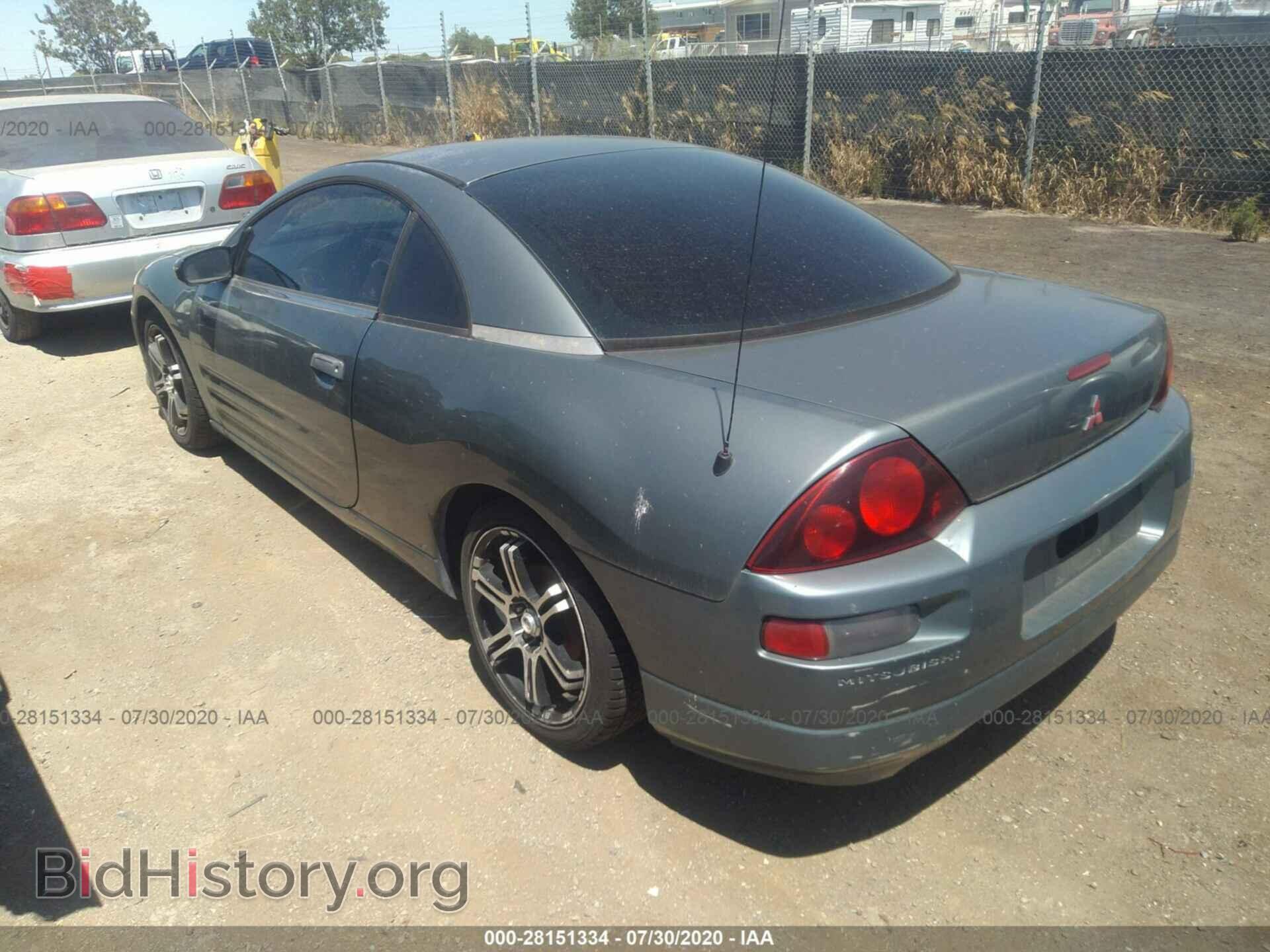 2001 MITSUBISHI ECLIPSE - VIN: 4A3AC34G11E148647 - Фото 3