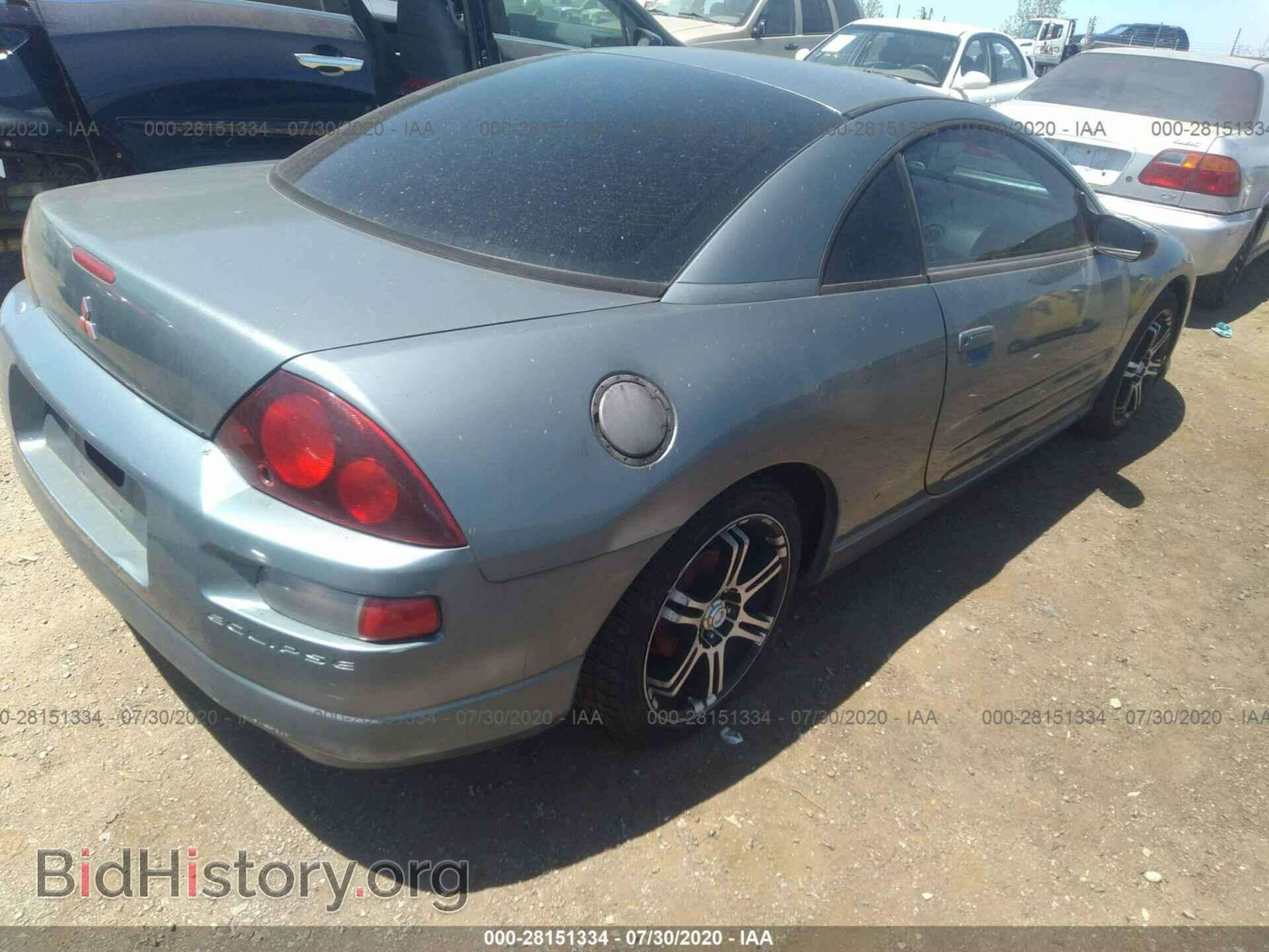 2001 MITSUBISHI ECLIPSE - VIN: 4A3AC34G11E148647 - Фото 4