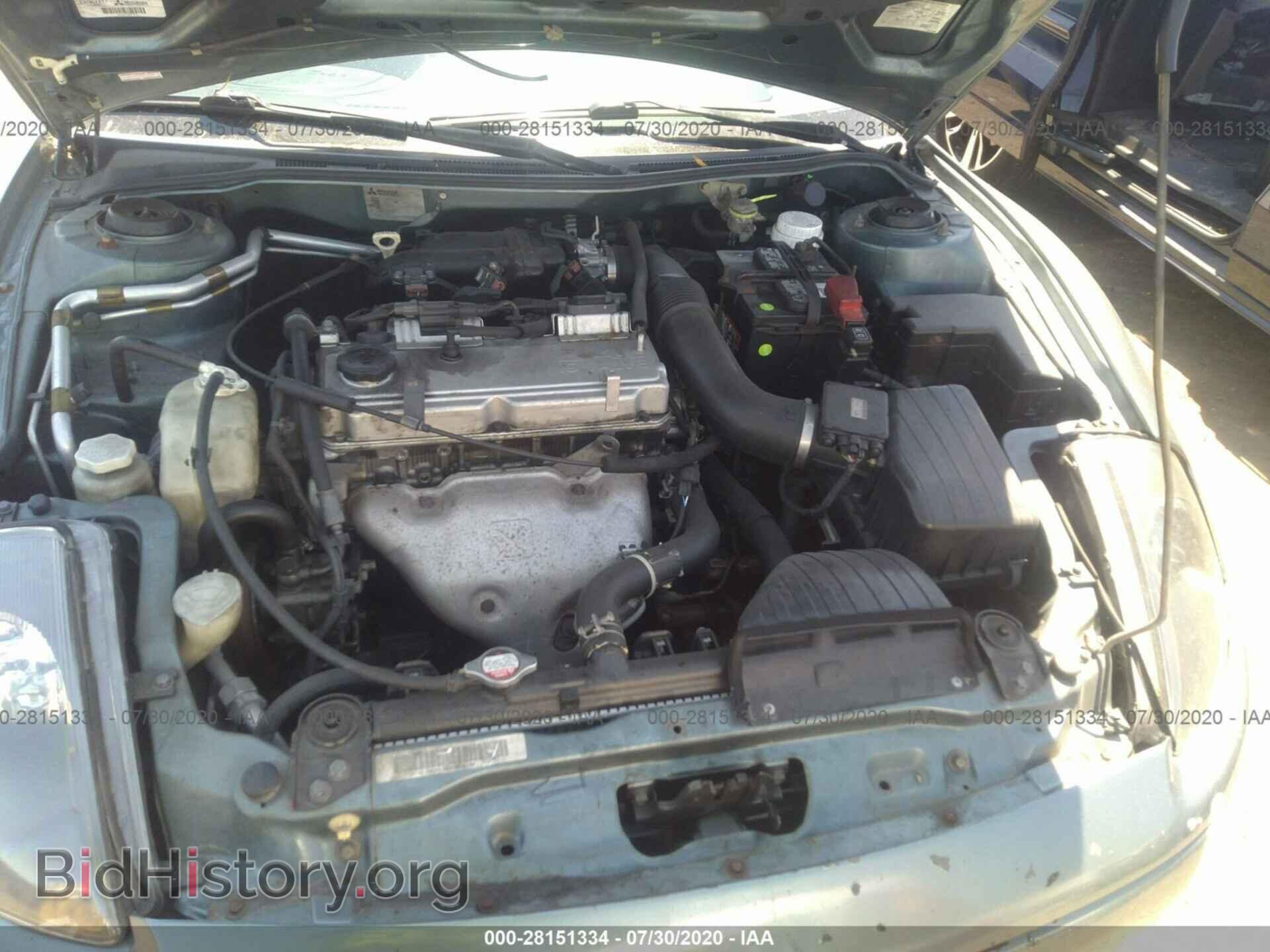 2001 MITSUBISHI ECLIPSE - VIN: 4A3AC34G11E148647 - Фото 10