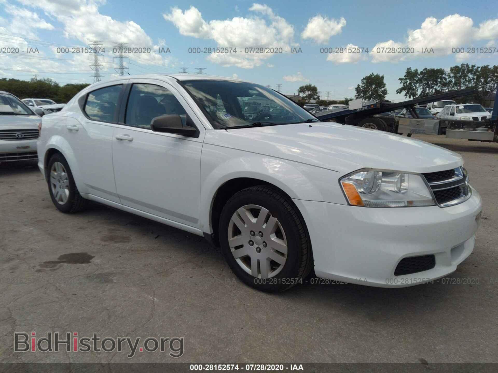 Фотография 1C3CDZAB0DN623072 - DODGE AVENGER 2013