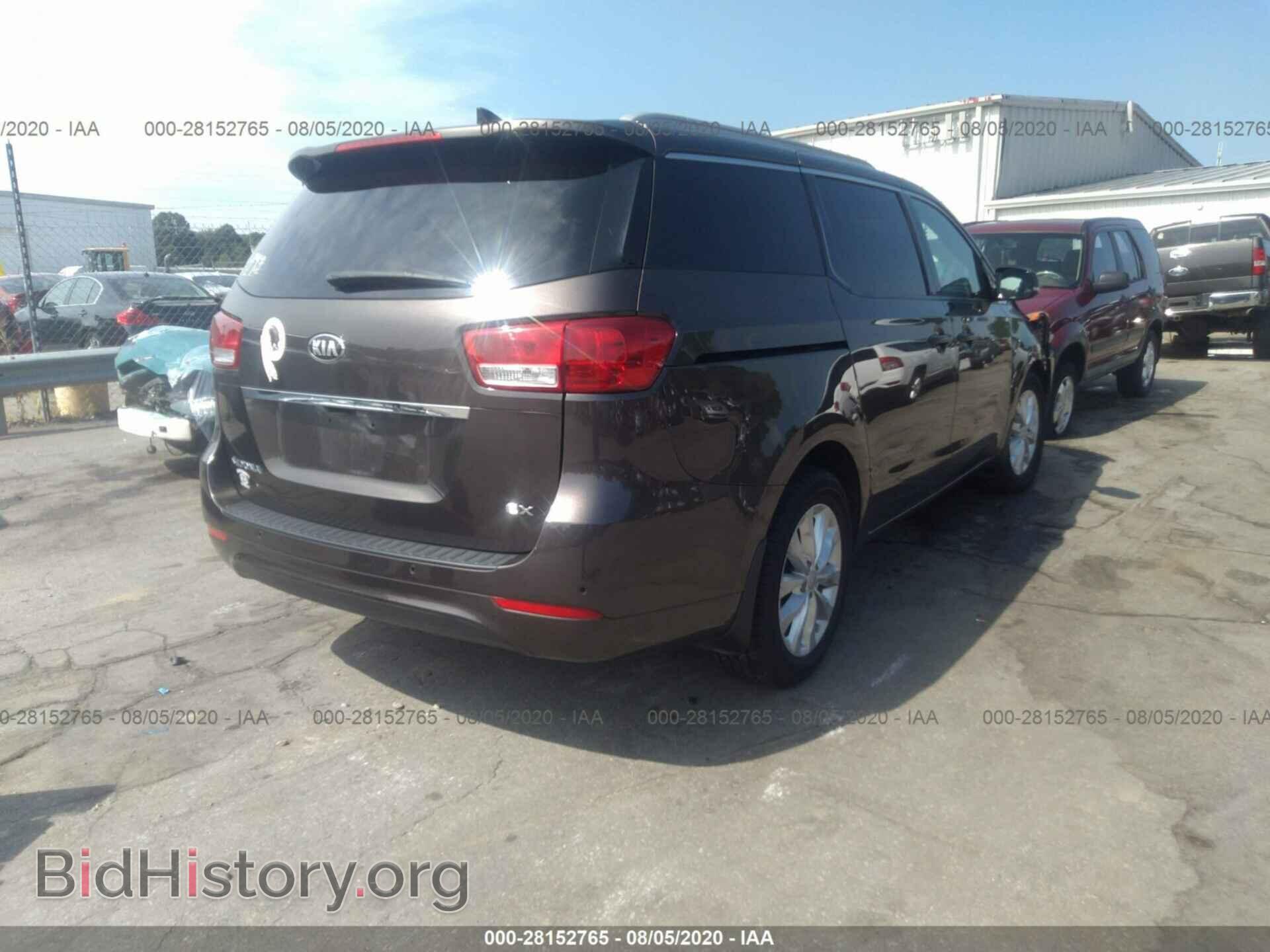 2017 KIA SEDONA - VIN: KNDMC5C19H6258231 - Фото 4