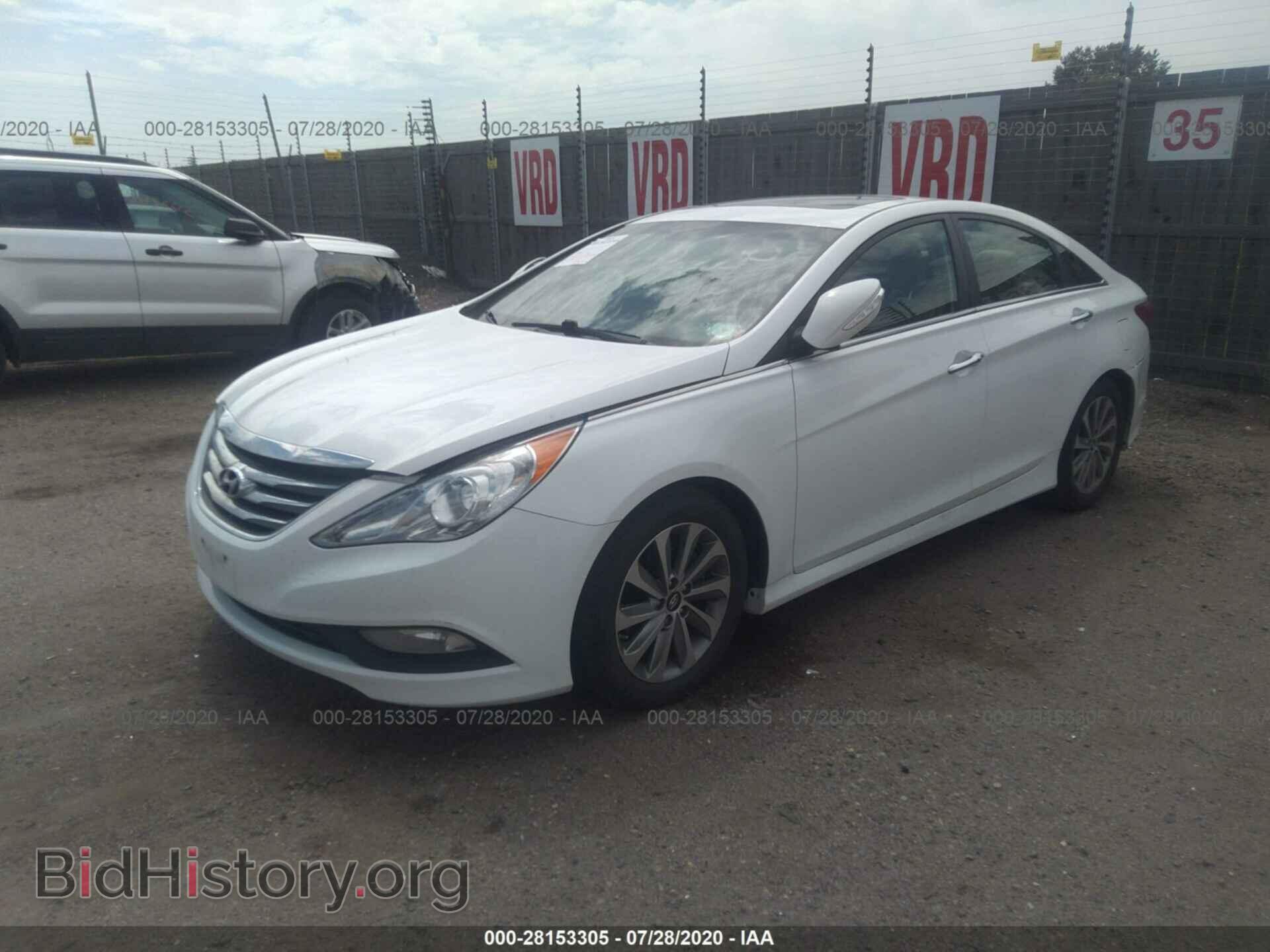2014 HYUNDAI SONATA - VIN: 5NPEC4AC2EH827733 - Фото 2