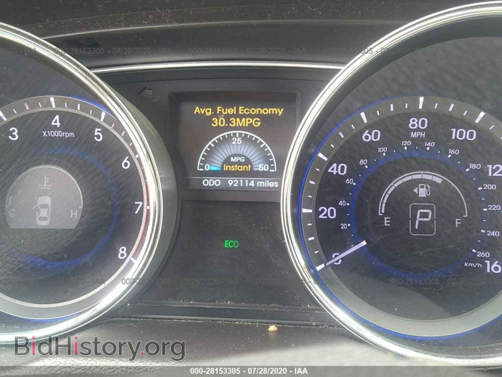 2014 HYUNDAI SONATA - VIN: 5NPEC4AC2EH827733 - Фото 7
