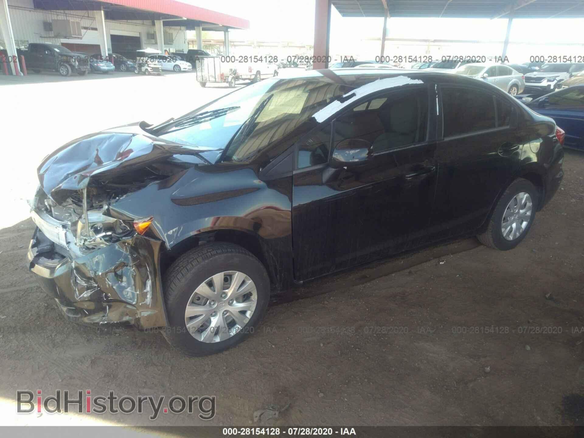 2012 HONDA CIVIC SDN - VIN: 2HGFB2F50CH593248 - Фото 2