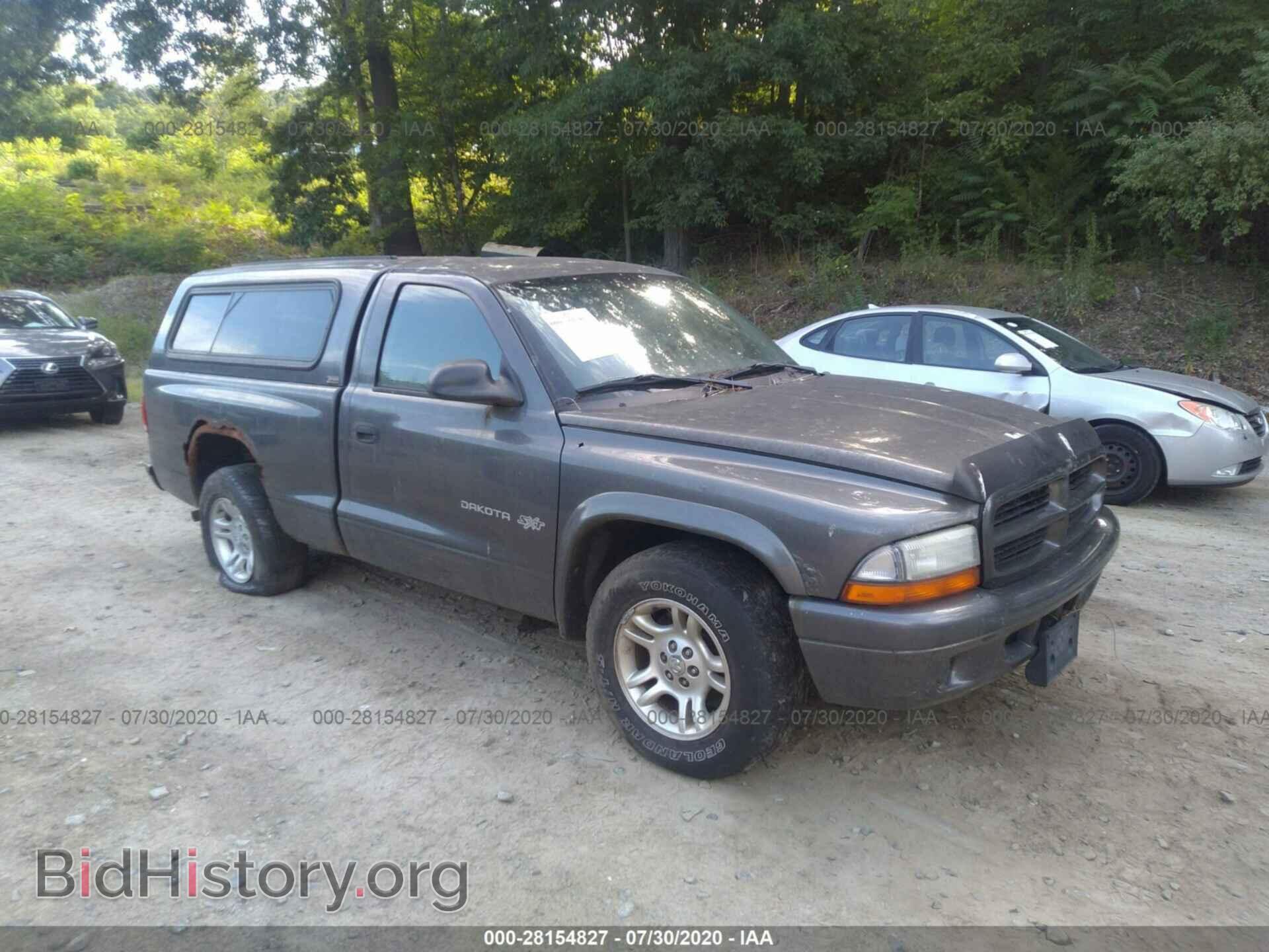 Фотография 1B7FL16X72S587591 - DODGE DAKOTA 2002