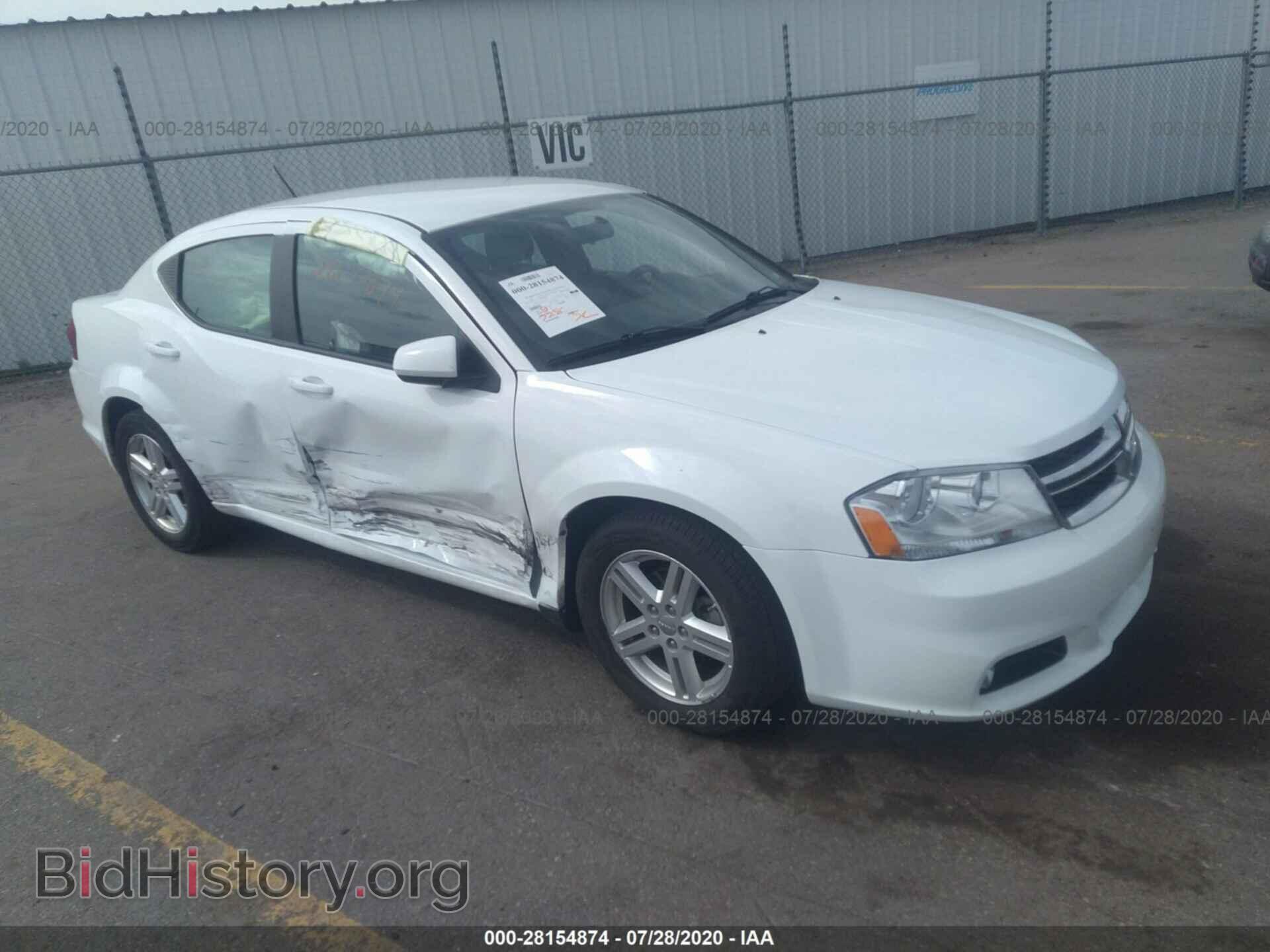 Фотография 1C3CDZCB4DN567974 - DODGE AVENGER 2013