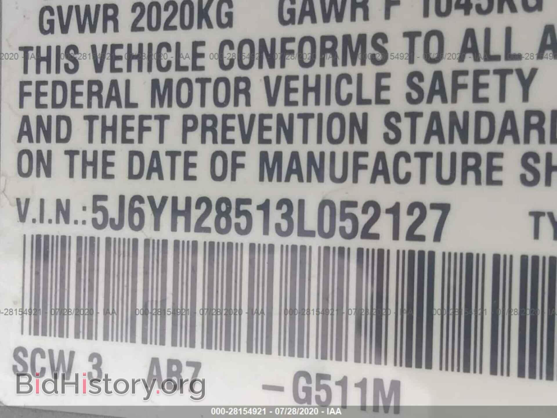 2003 HONDA ELEMENT - VIN: 5J6YH28513L052127 - Фото 9