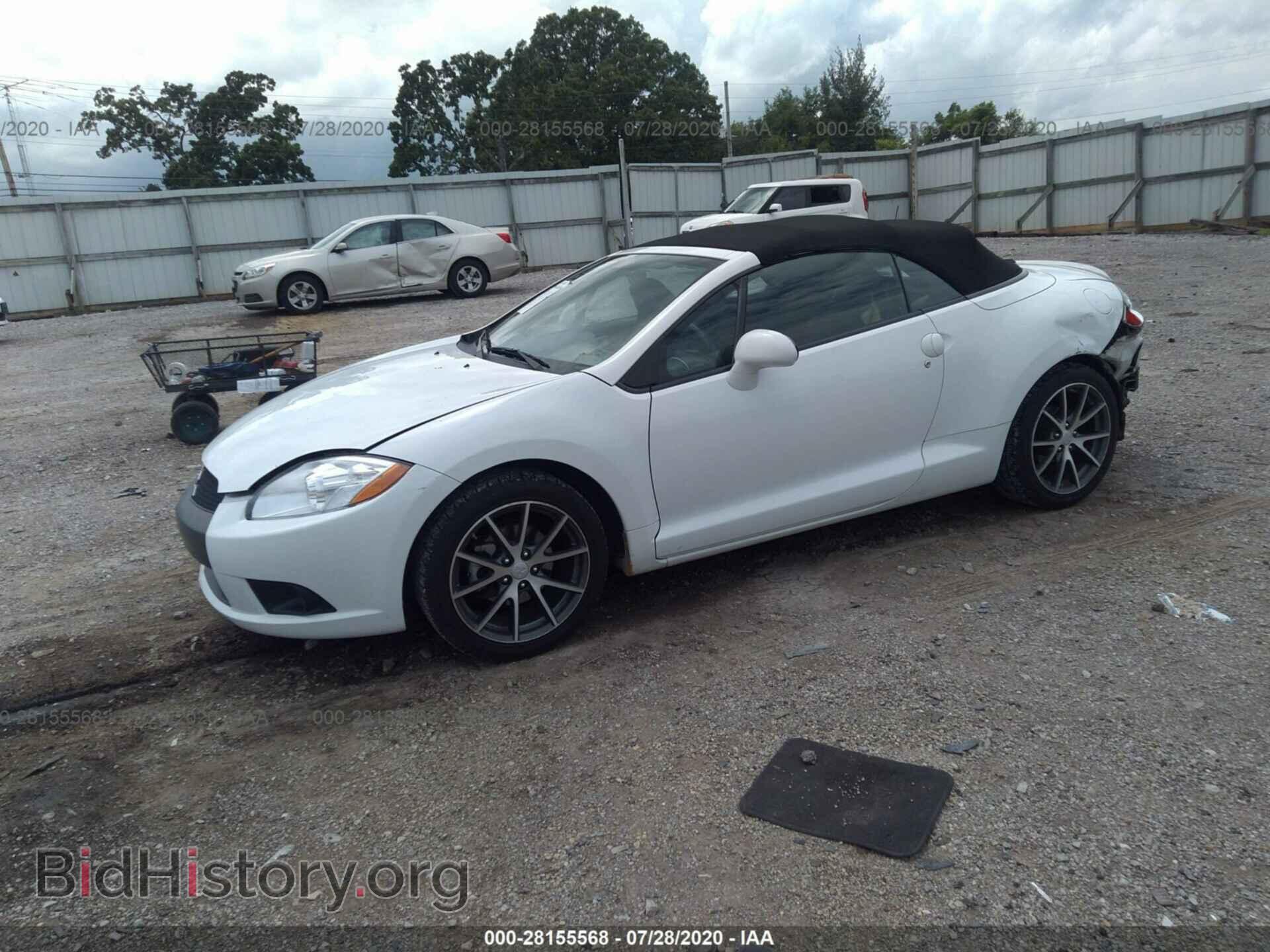 2011 MITSUBISHI ECLIPSE - VIN: 4A37L5EF0BE007646 - Фото 2