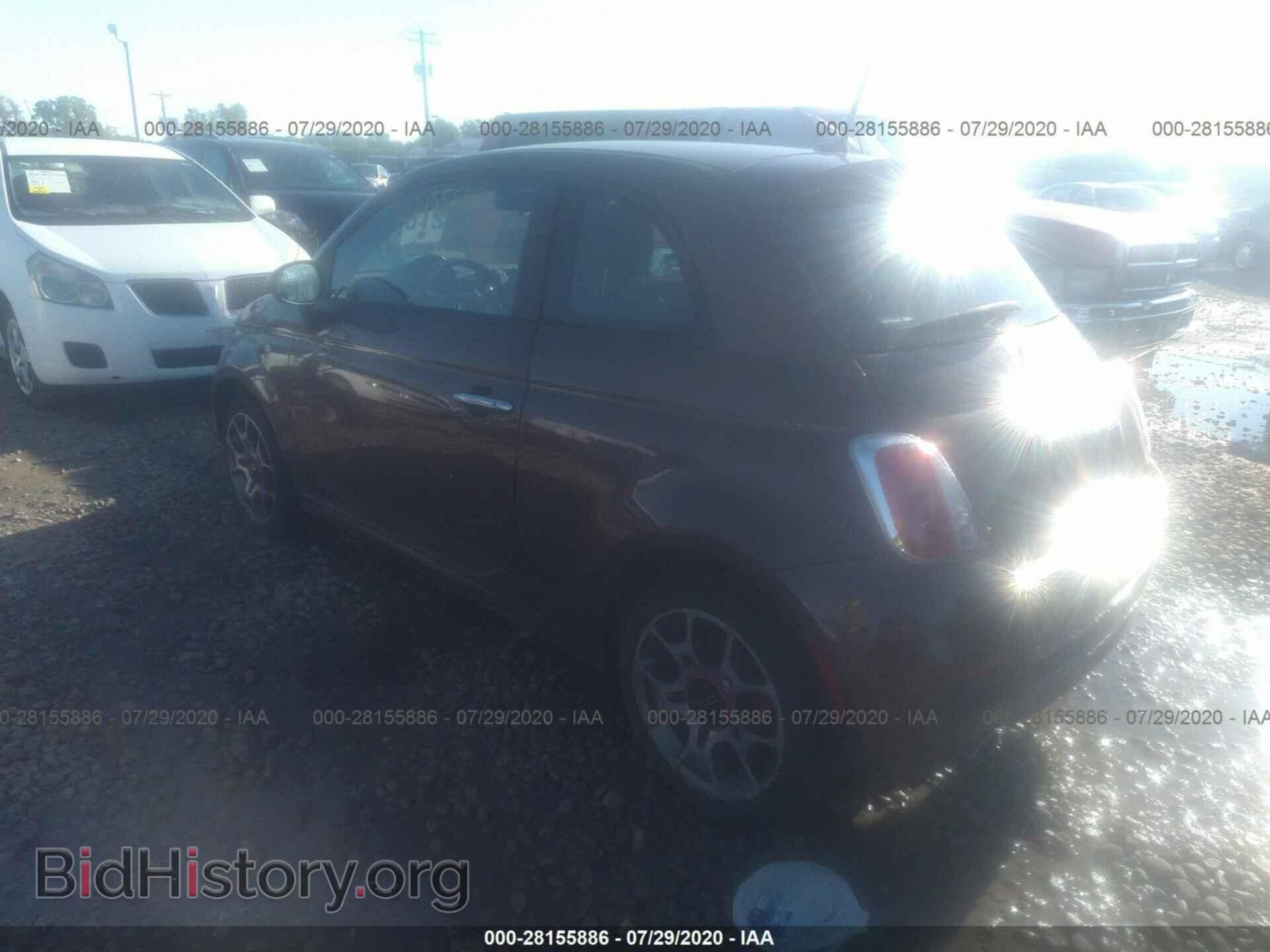 2012 FIAT 500 - VIN: 3C3CFFBR9CT384253 - Фото 3