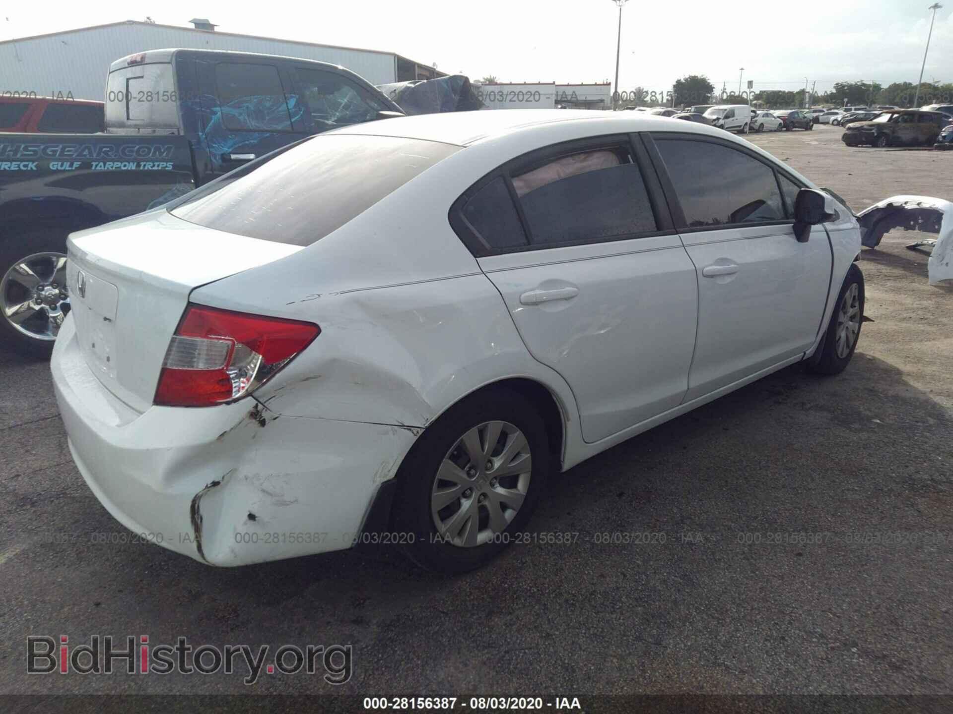 2012 HONDA CIVIC SDN - VIN: 2HGFB2F53CH328601 - Фото 4