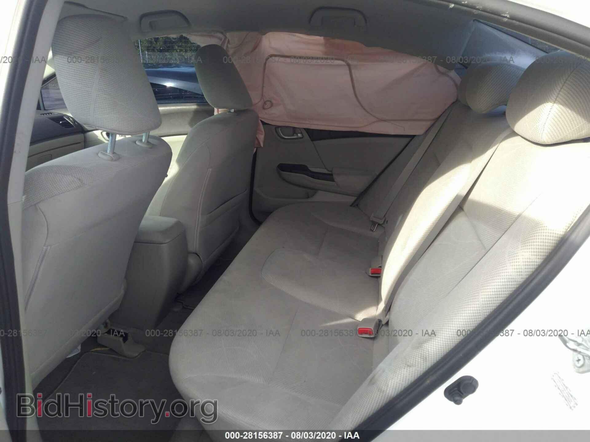 2012 HONDA CIVIC SDN - VIN: 2HGFB2F53CH328601 - Фото 8