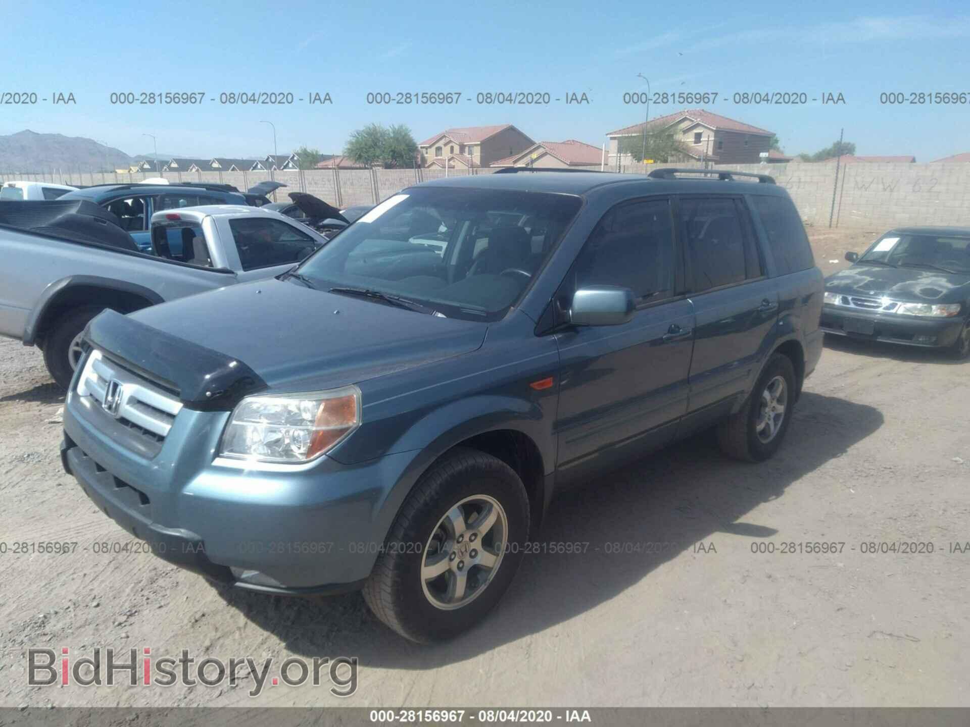 2006 HONDA PILOT - VIN: 5FNYF28466B026858 - Фото 2