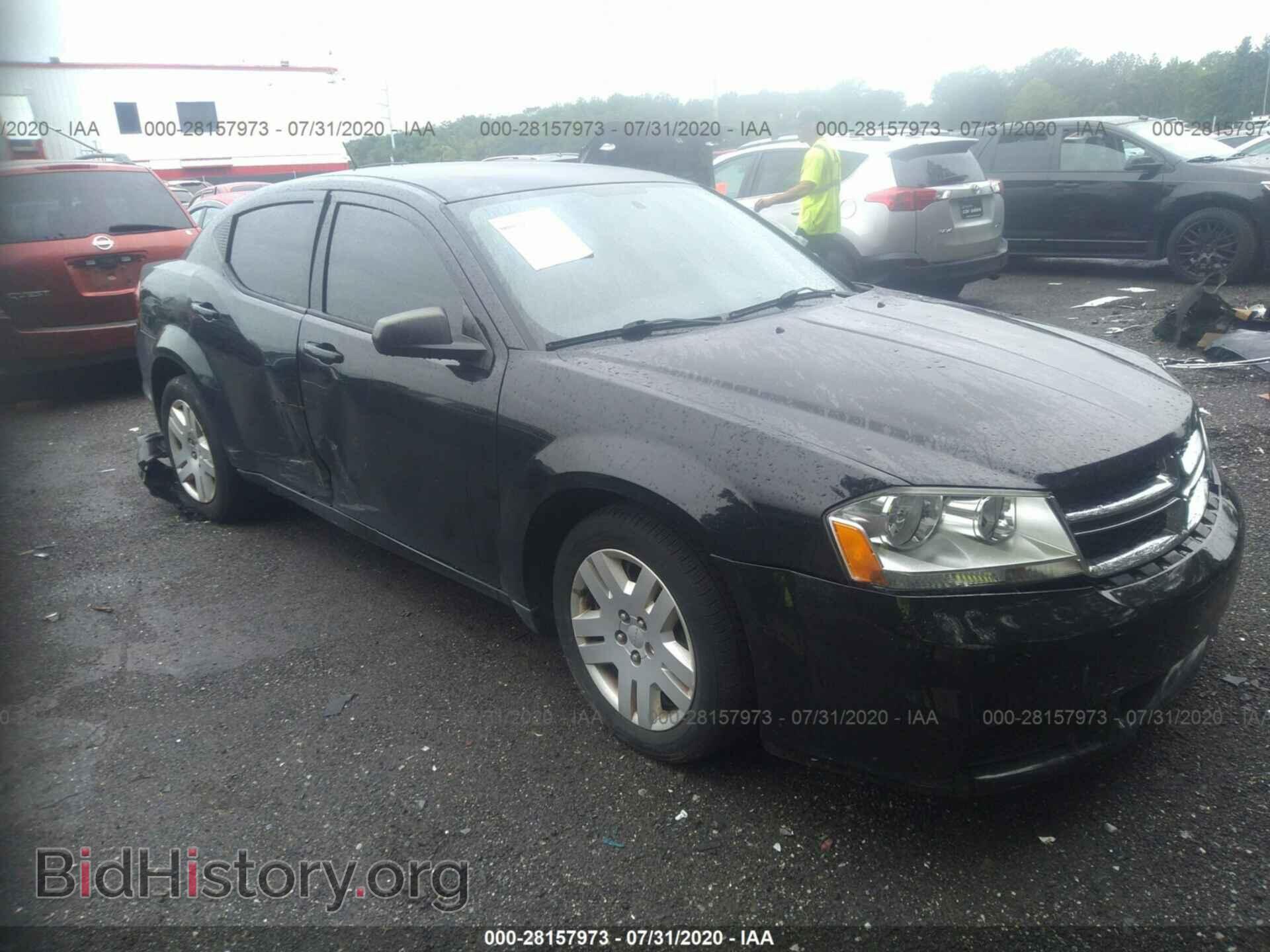 Photo 1C3CDZAB8CN216910 - DODGE AVENGER 2012
