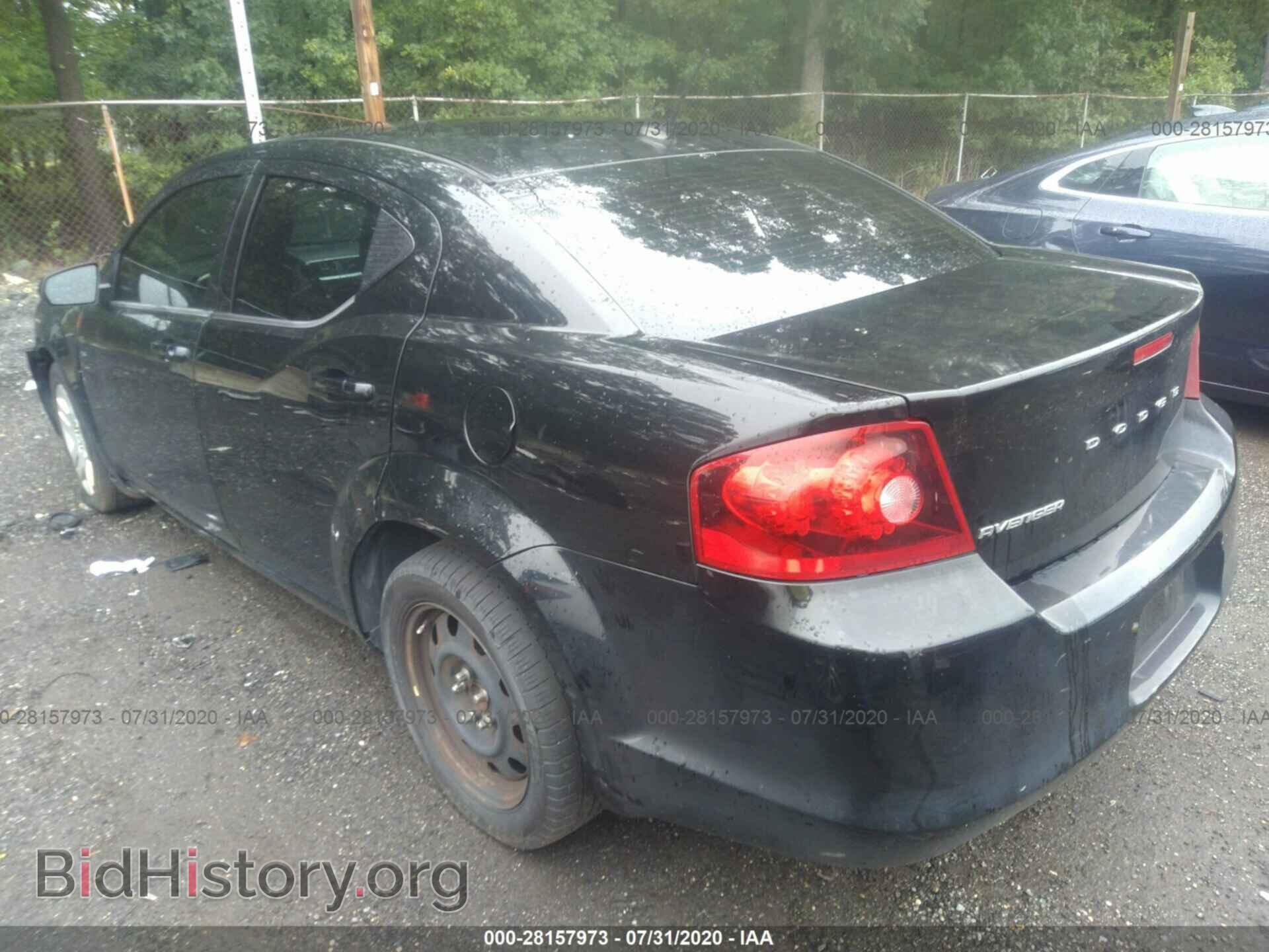 2012 DODGE AVENGER - VIN: 1C3CDZAB8CN216910 - Фото 3