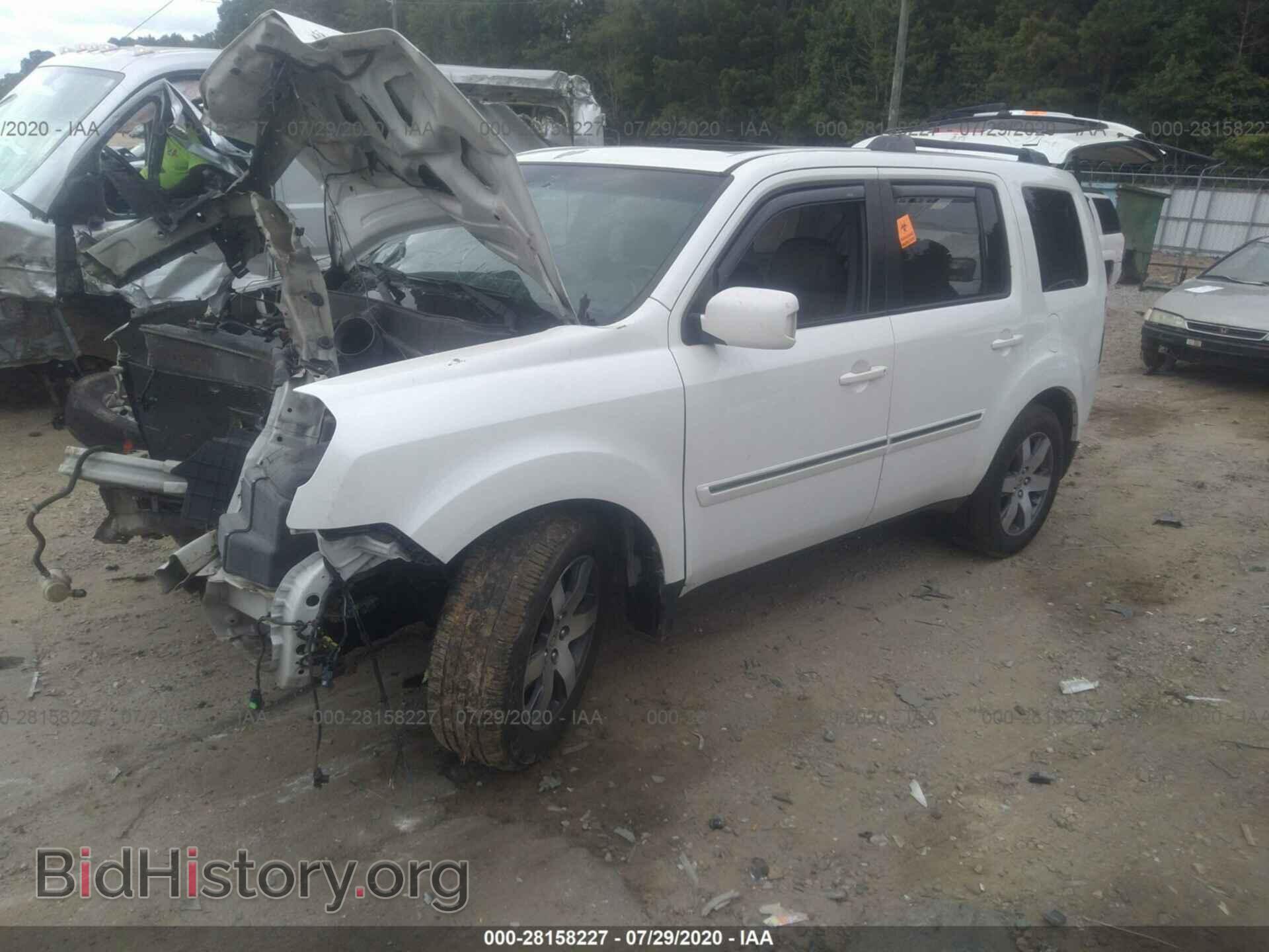2012 HONDA PILOT - VIN: 5FNYF3H91CB030345 - Фото 2