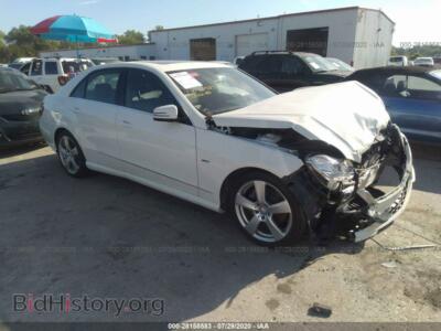 2012 Mercedes-Benz E-CLASS E 350, белый — VIN WDDHF5KB2CA617210, IAAI