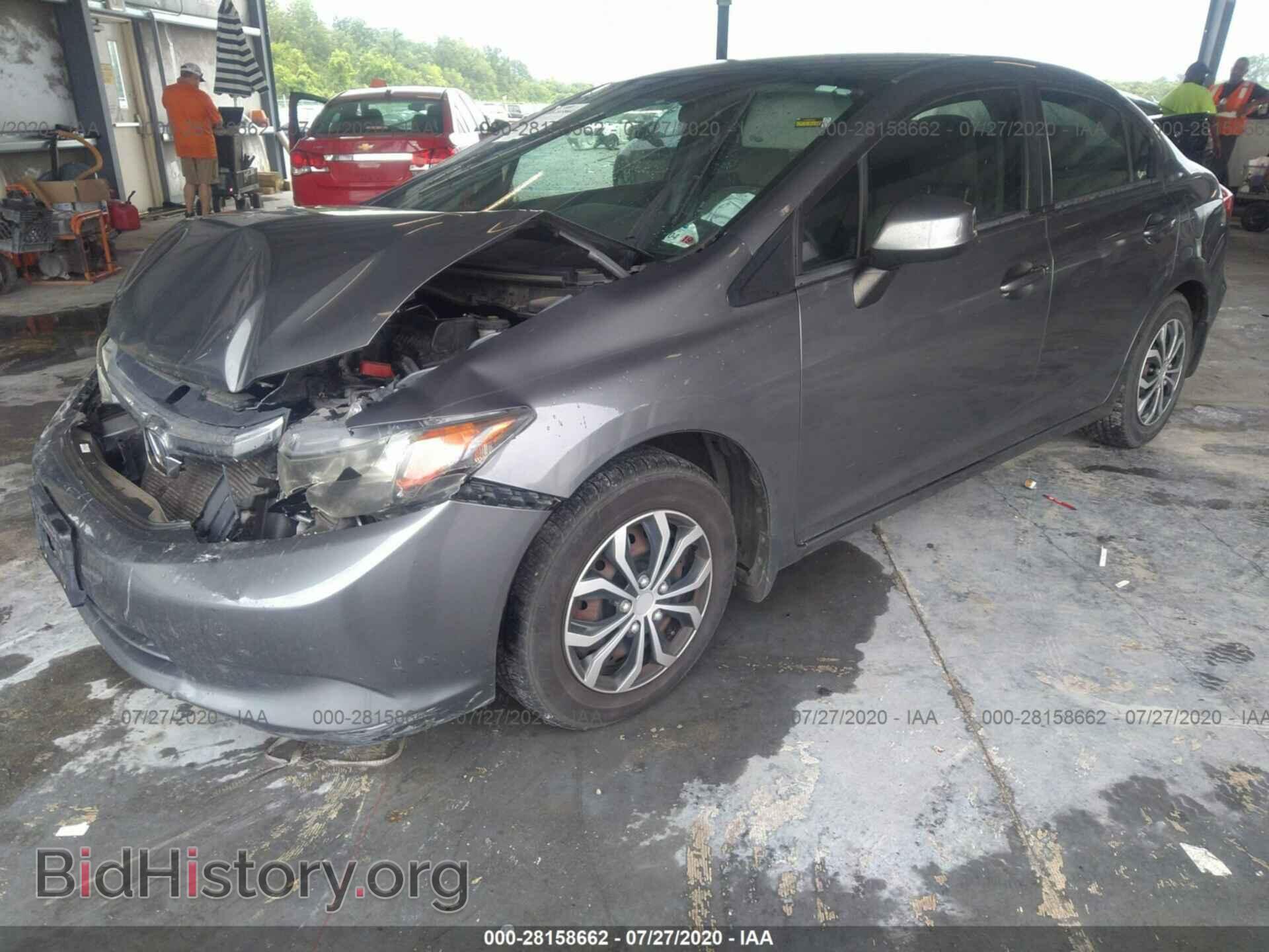 2012 HONDA CIVIC SDN - VIN: 2HGFB2F59CH545232 - Фото 2