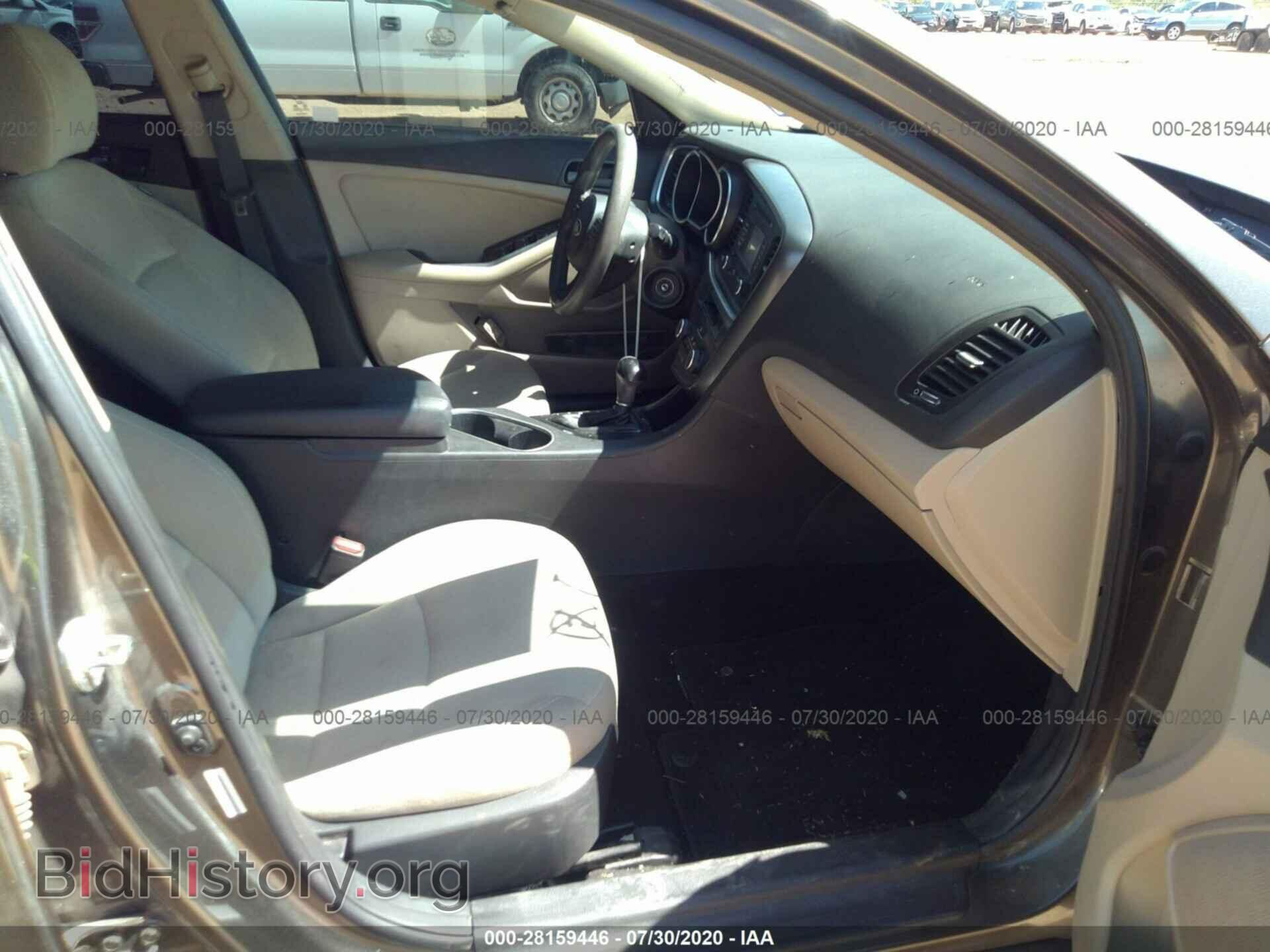2014 KIA OPTIMA - VIN: 5XXGM4A78EG325328 - Фото 5