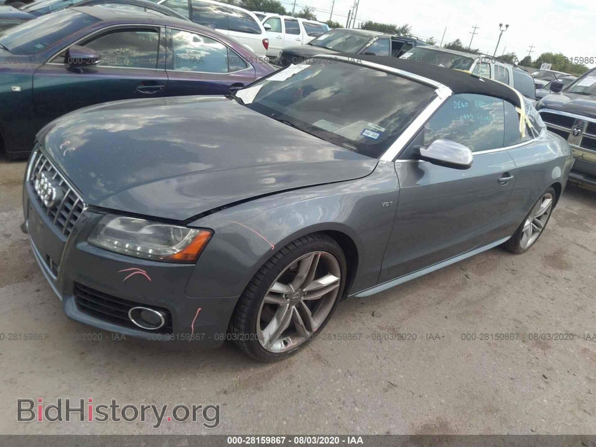 2012 AUDI S5 - VIN: WAUCGAFHXCN007649 - Фото 2
