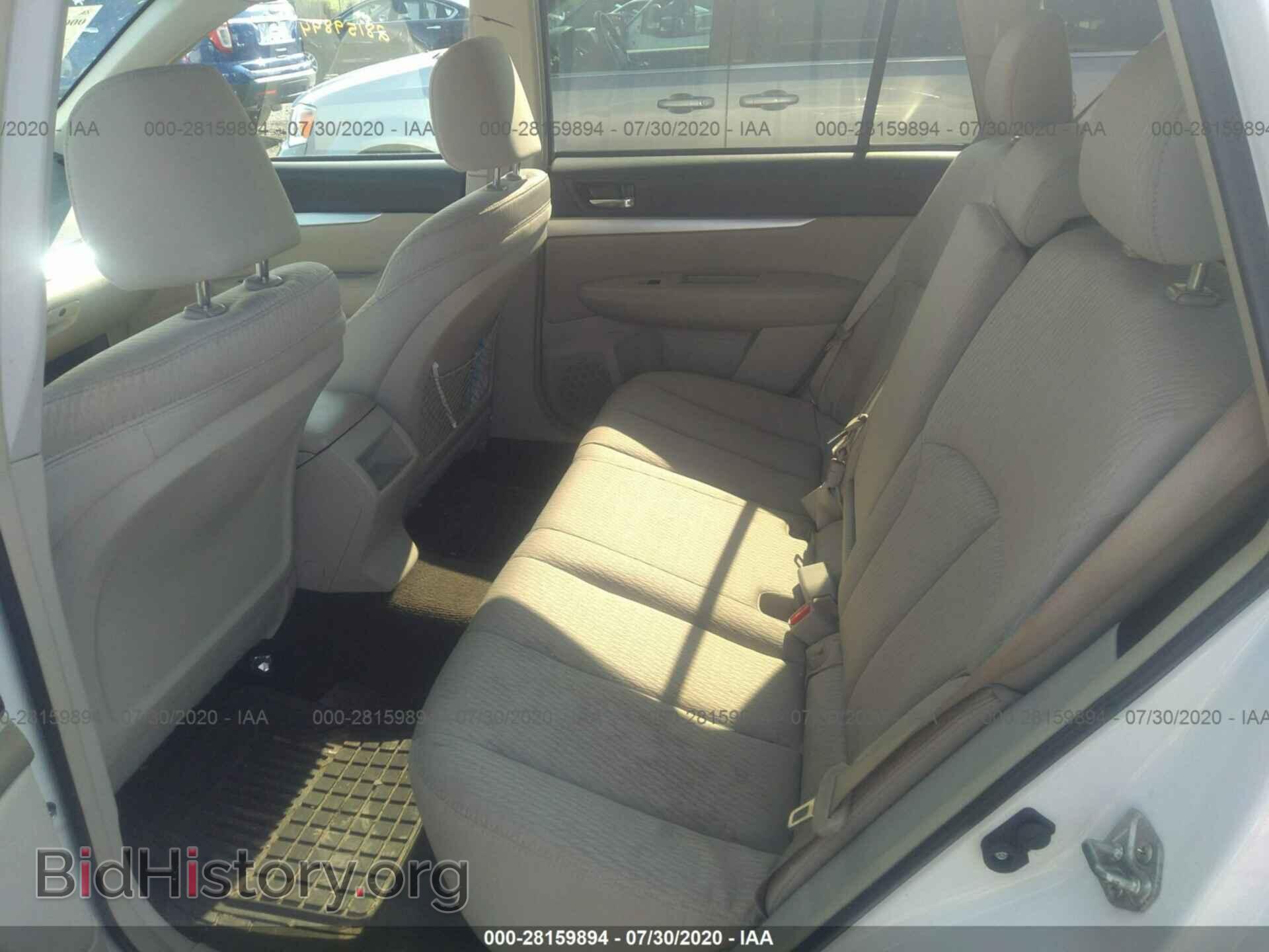 2012 SUBARU OUTBACK - VIN: 4S4BRBCC7C3217740 - Фото 8
