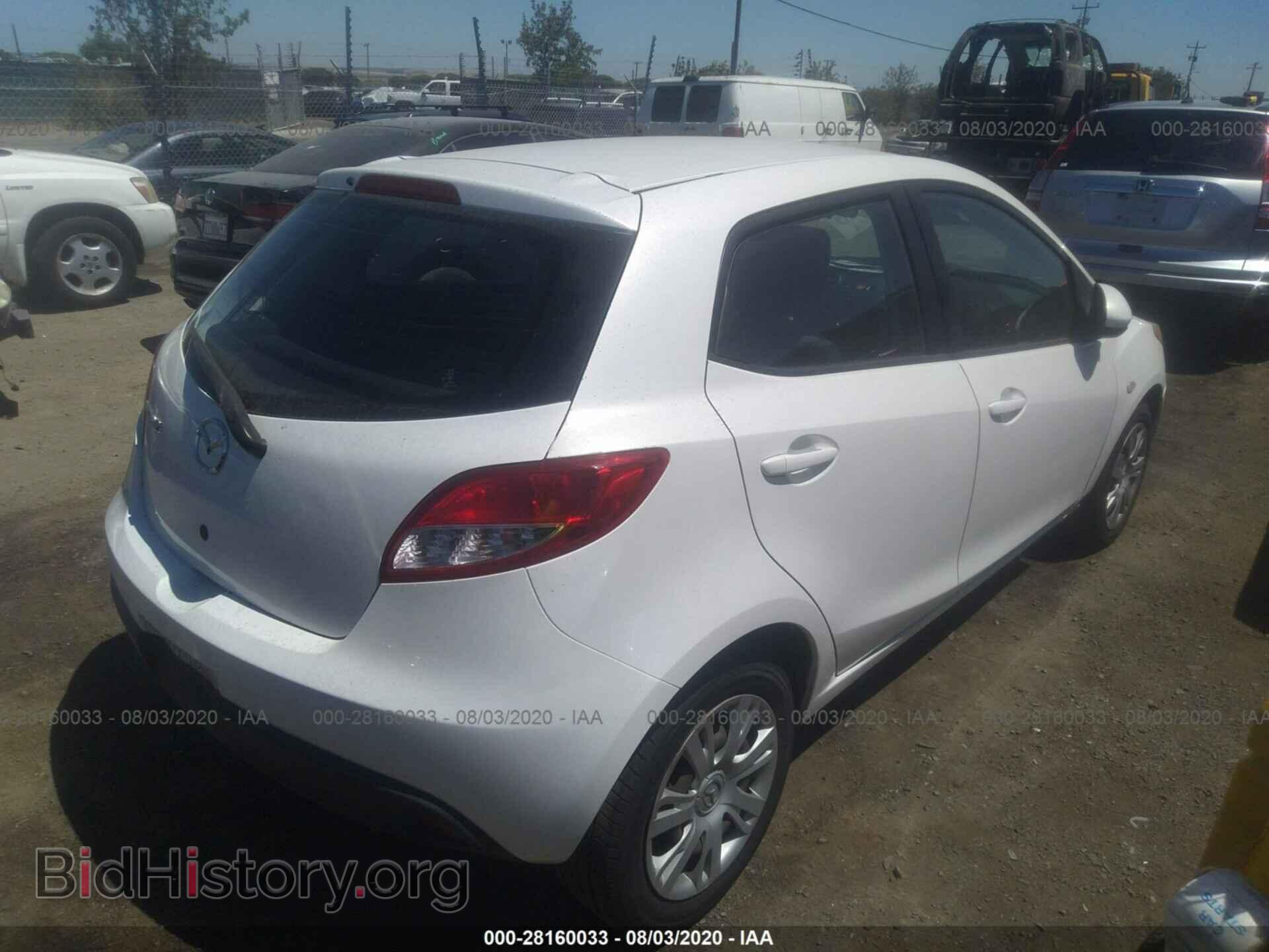 2012 MAZDA MAZDA2 - VIN: JM1DE1KZ3C0144585 - Фото 4