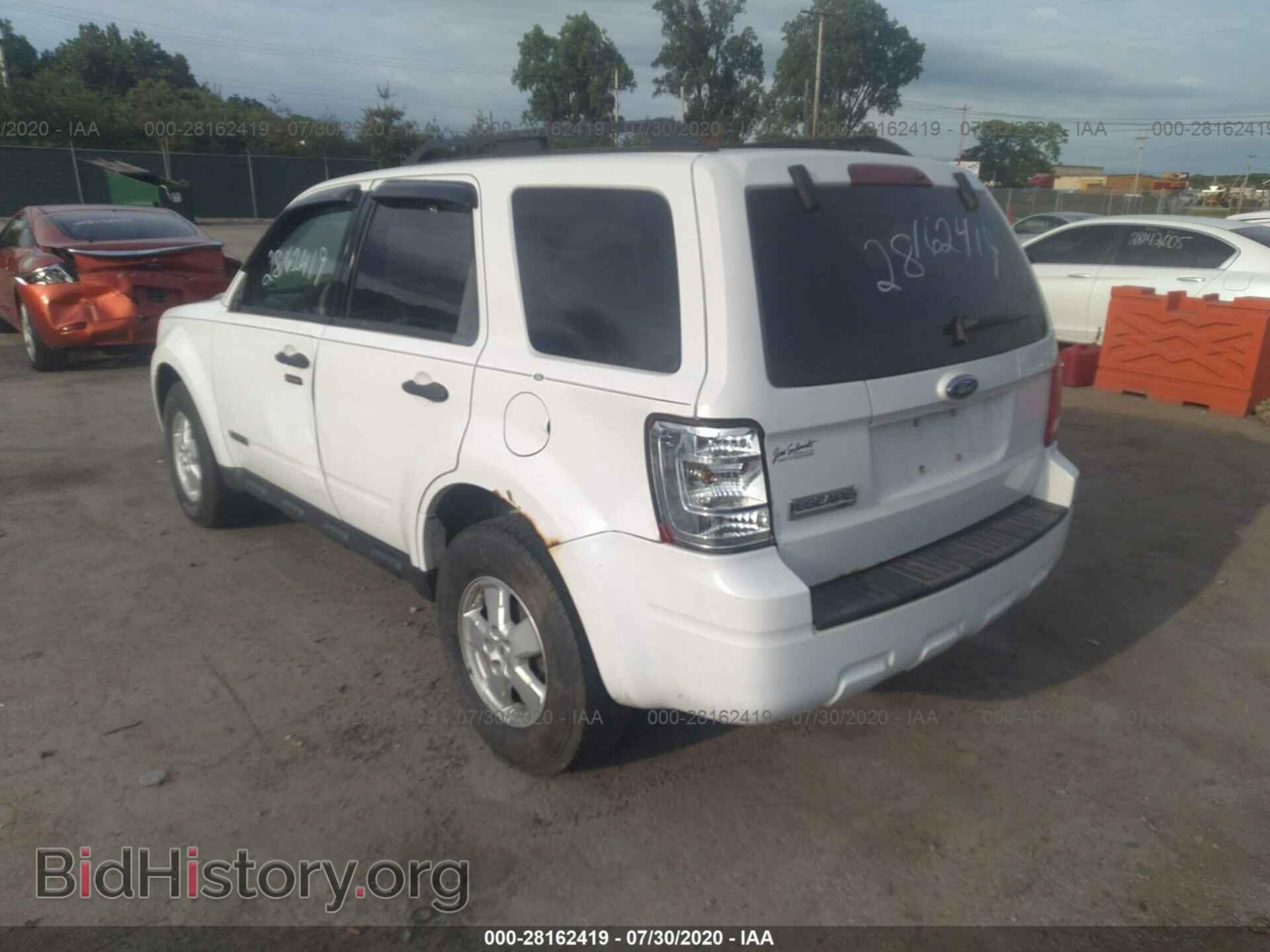 2008 FORD ESCAPE - VIN: 1FMCU03Z48KE02689 - Фото 3
