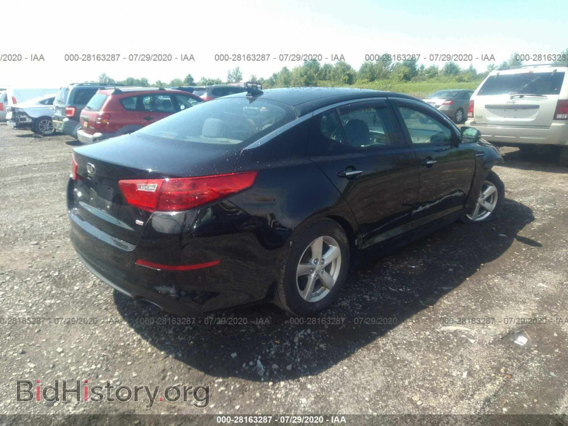 2015 KIA OPTIMA - VIN: KNAGM4A73F5665134 - Фото 4