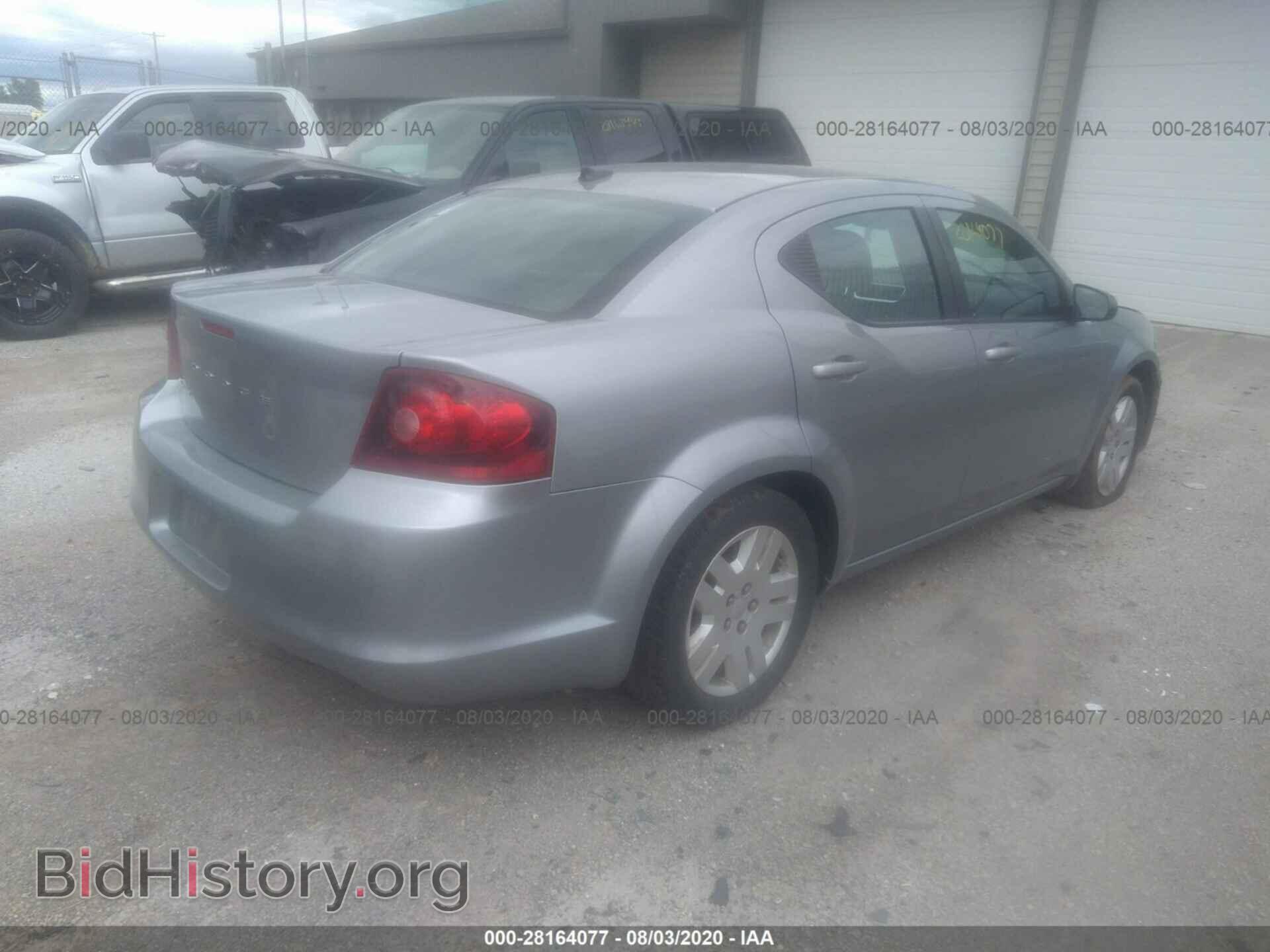 2014 DODGE AVENGER - VIN: 1C3CDZABXEN126838 - Фото 4