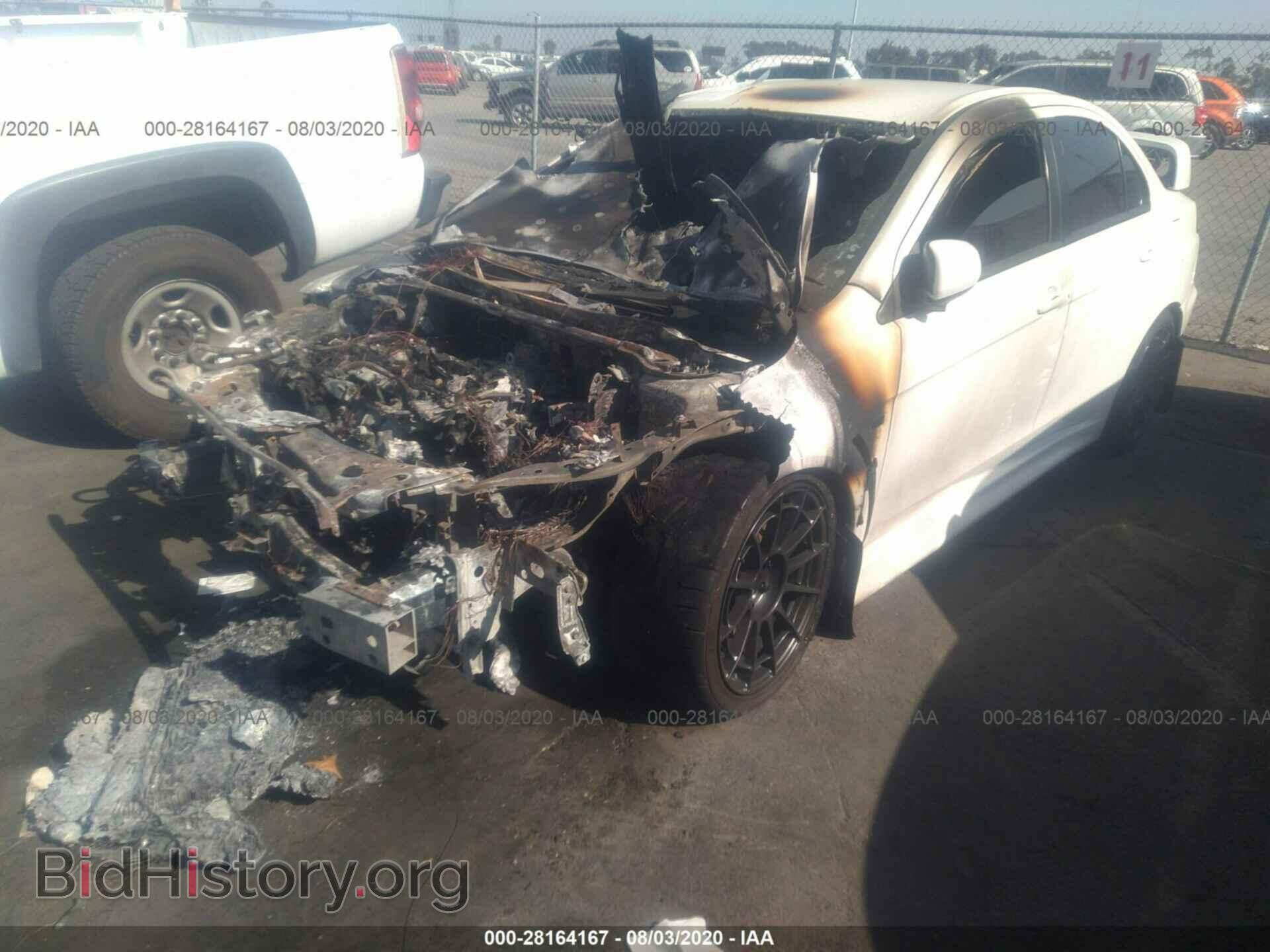 2012 MITSUBISHI LANCER EVOLUTION - VIN: JA32W8FV4CU013497 - Фото 2