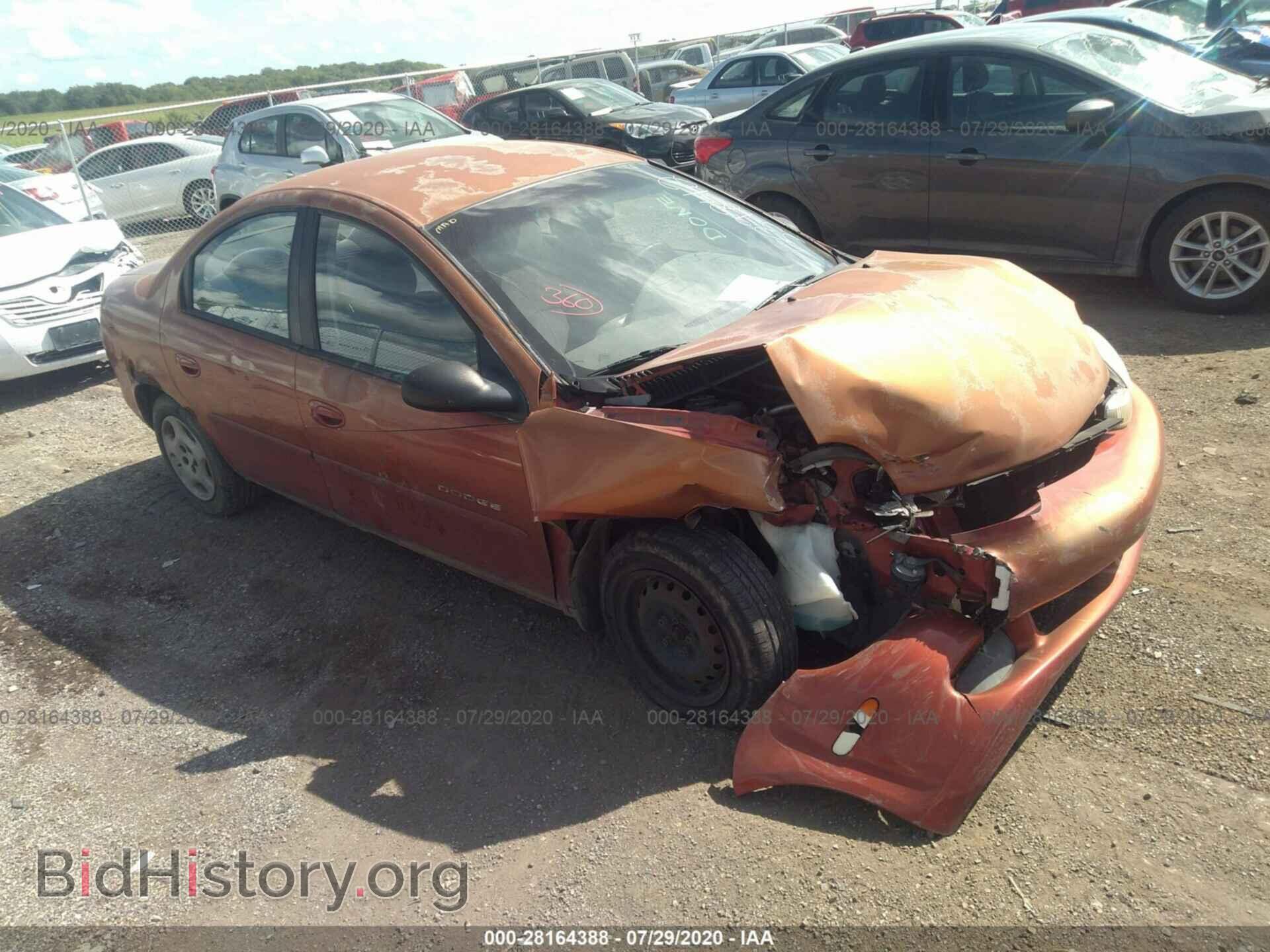 Фотография 1B3ES46CXYD725717 - DODGE NEON 2000