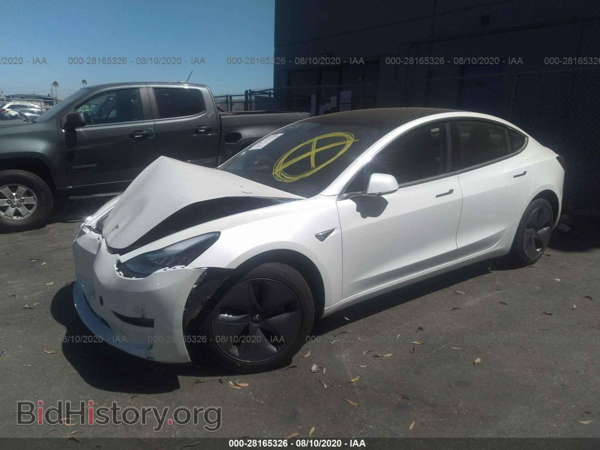 2020 TESLA MODEL 3 - VIN: 5YJ3E1EB3LF628199 - Фото 2
