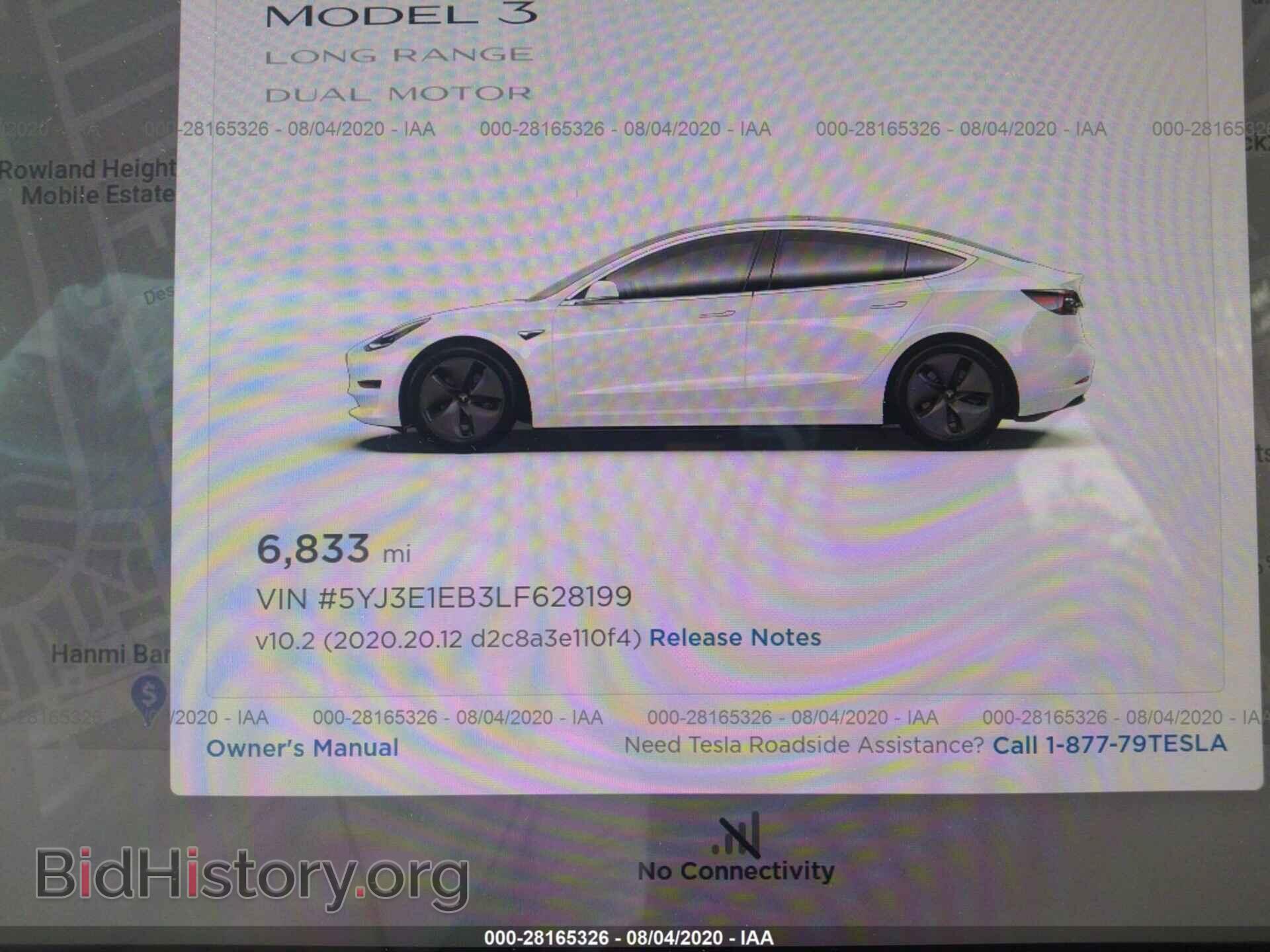 2020 TESLA MODEL 3 - VIN: 5YJ3E1EB3LF628199 - Фото 7