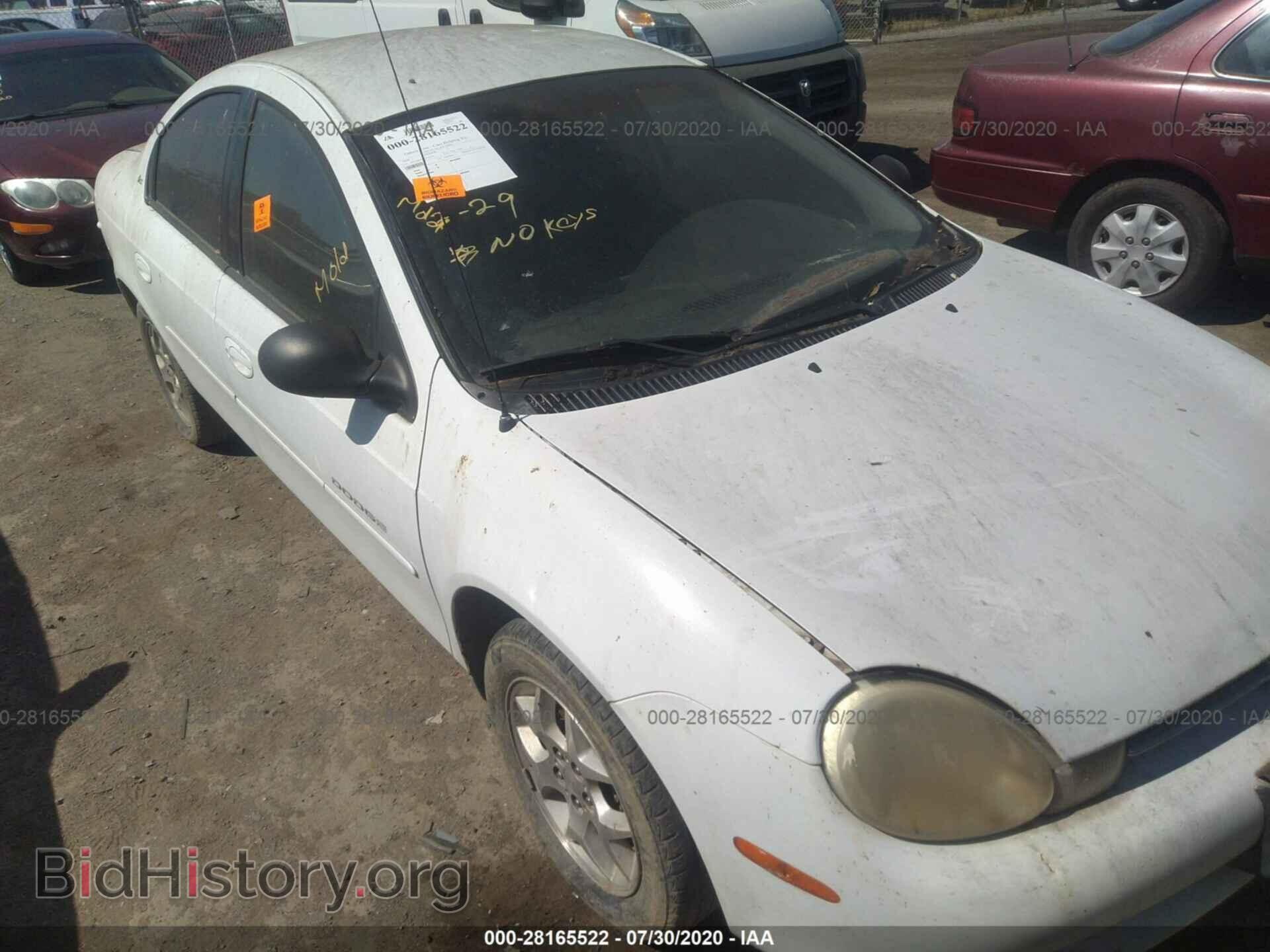 Фотография 1B3ES46C8YD697920 - DODGE NEON 2000