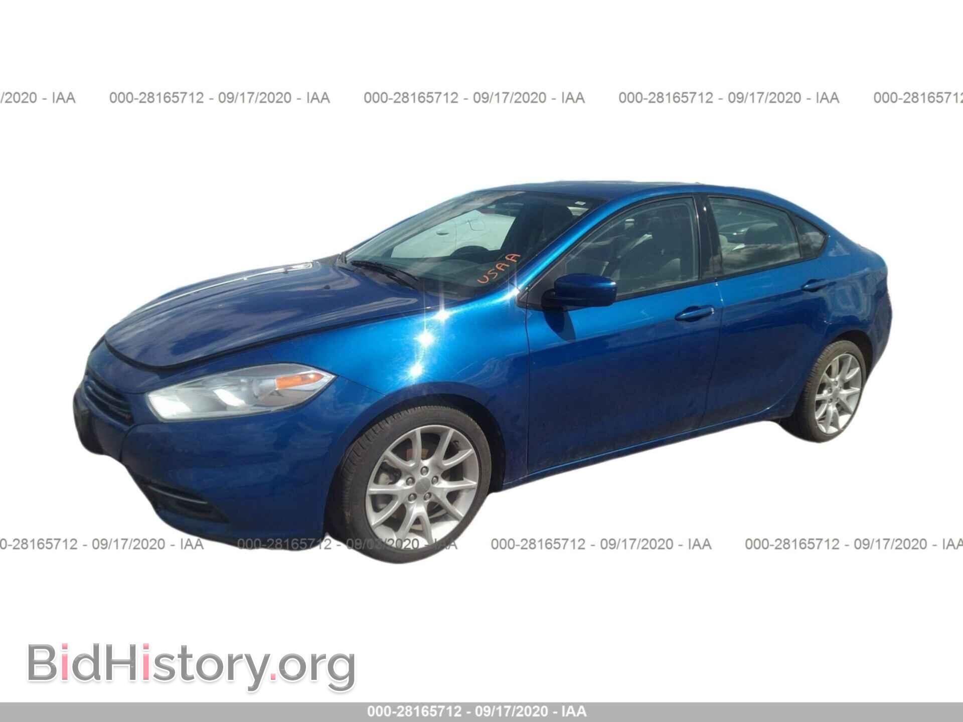 2013 DODGE DART - VIN: 1C3CDFBA5DD137769 - Фото 2