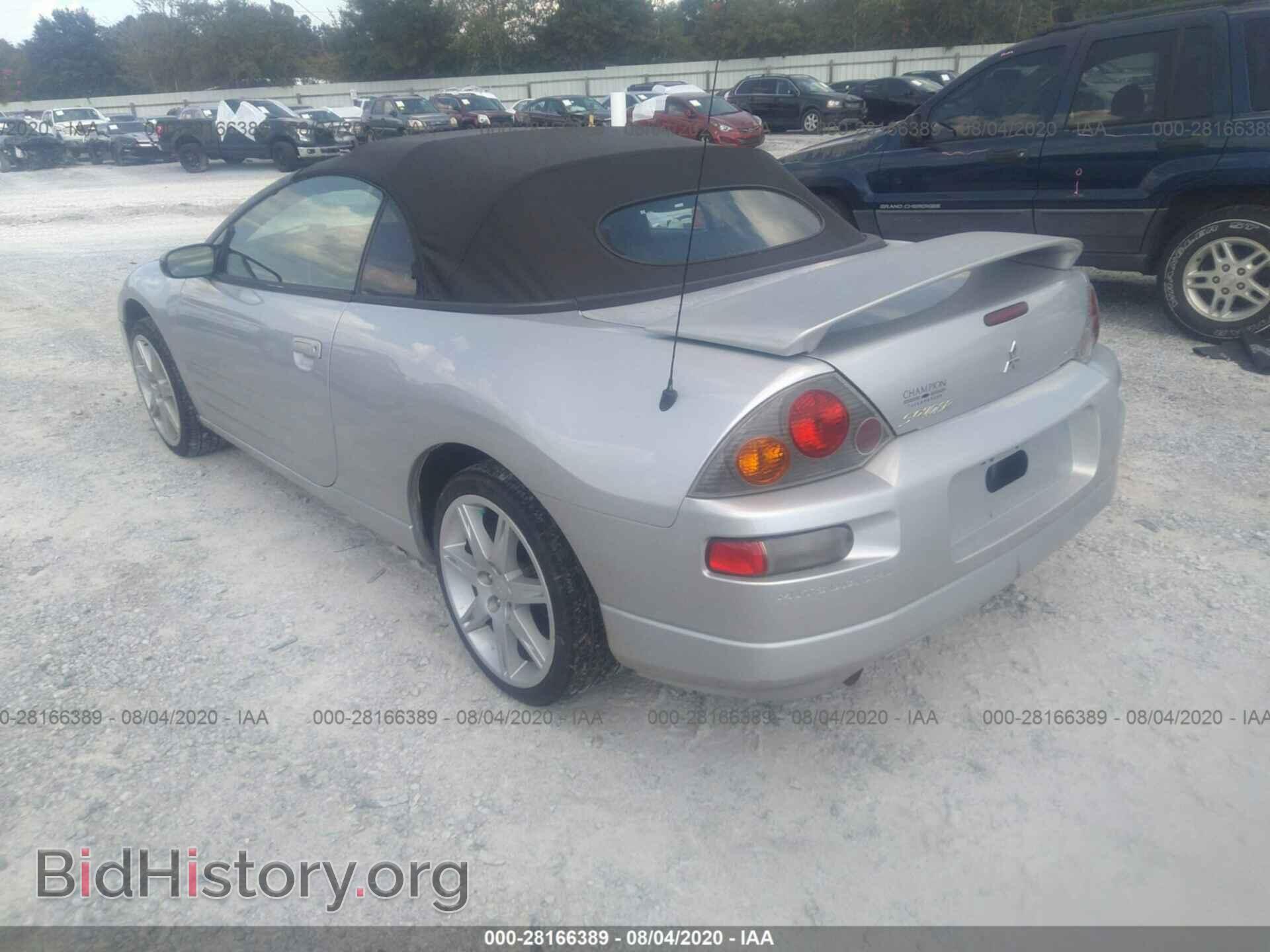 2003 MITSUBISHI ECLIPSE - VIN: 4A3AE45G63E018963 - Photo 3