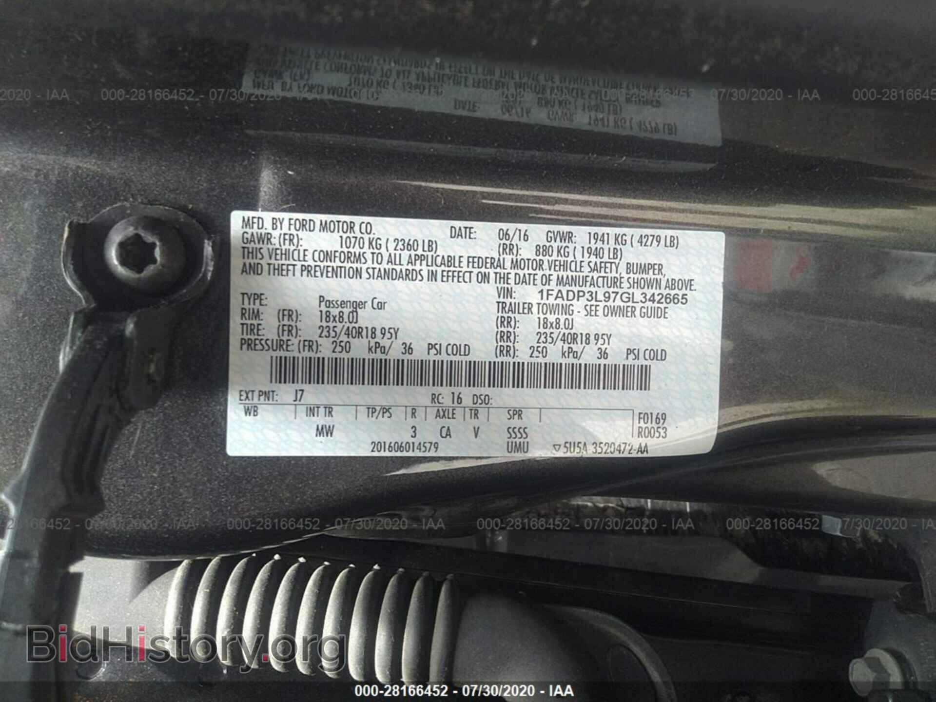 2016 FORD FOCUS - VIN: 1FADP3L97GL342665 - Photo 9