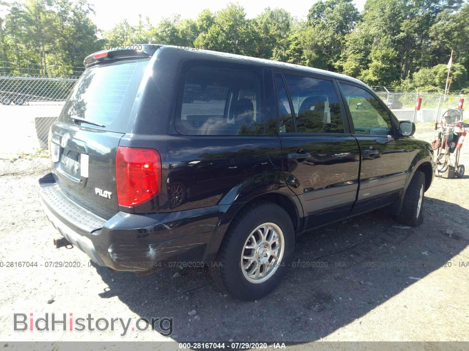 2005 HONDA PILOT - VIN: 2HKYF18195H546357 - Фото 4