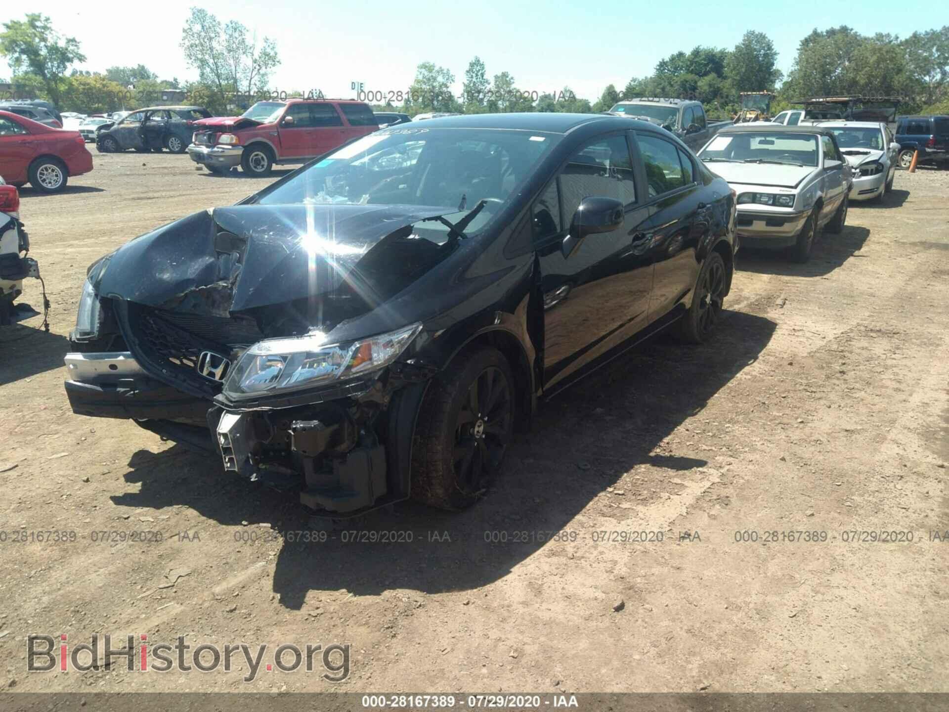 2013 HONDA CIVIC SDN - VIN: 19XFB2E59DE028722 - Фото 2