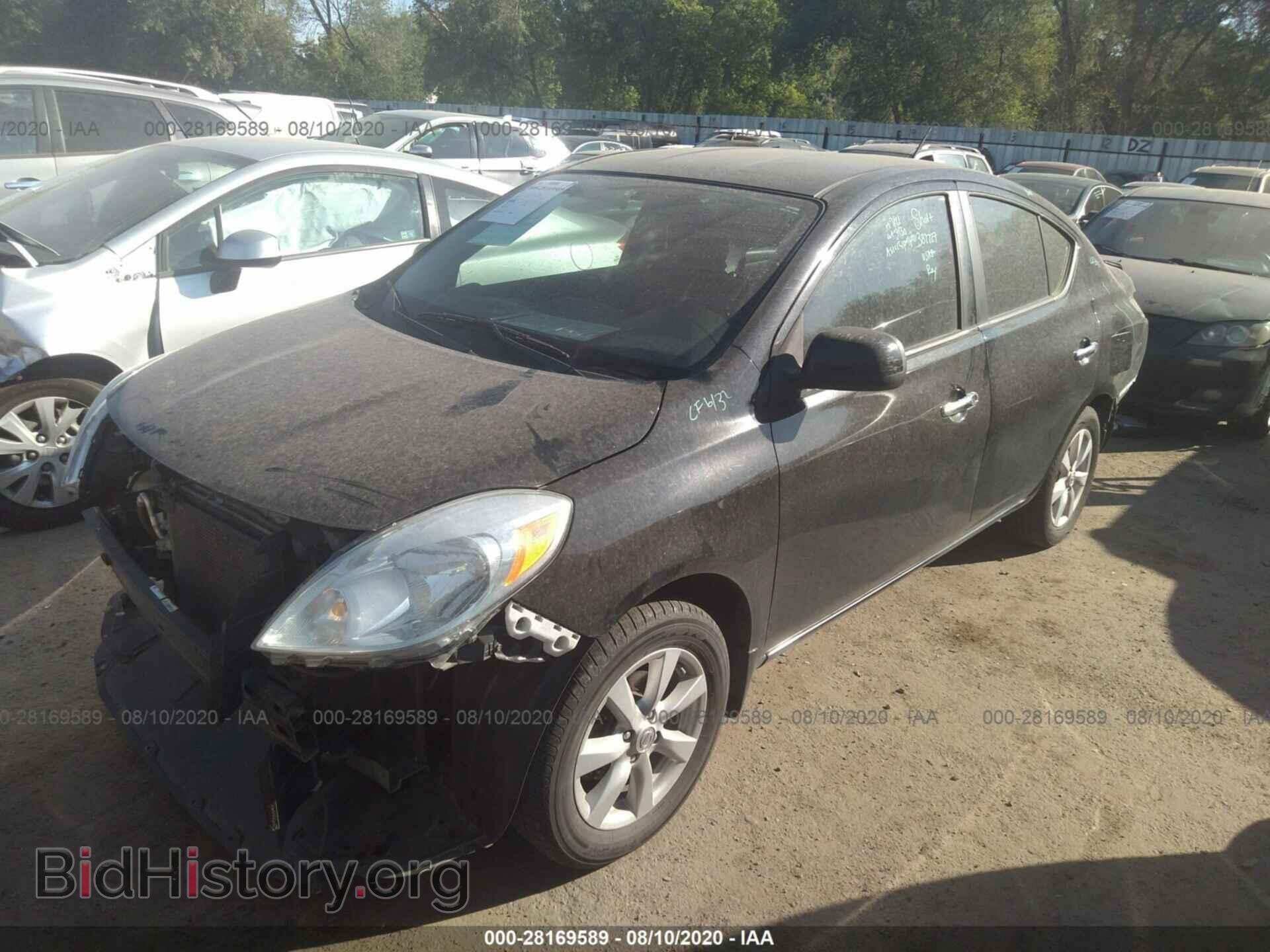2012 NISSAN VERSA - VIN: 3N1CN7AP1CL875181 - Фото 2
