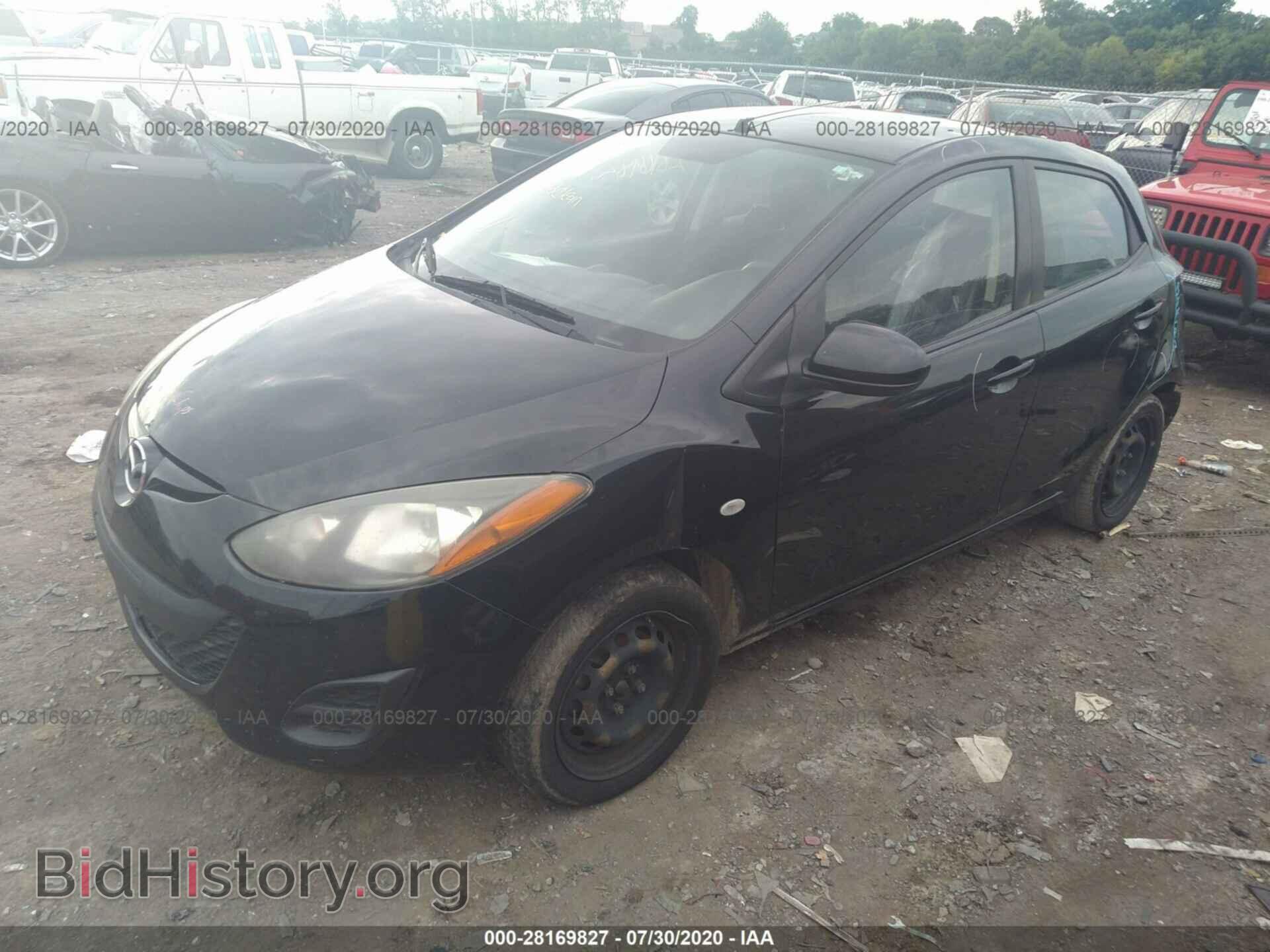 2014 MAZDA MAZDA2 - VIN: JM1DE1KY6E0177607 - Фото 2